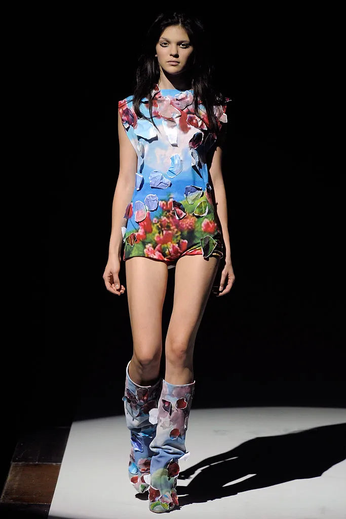 Maison Martin Margiela SS 2010 Floral Bodysuit