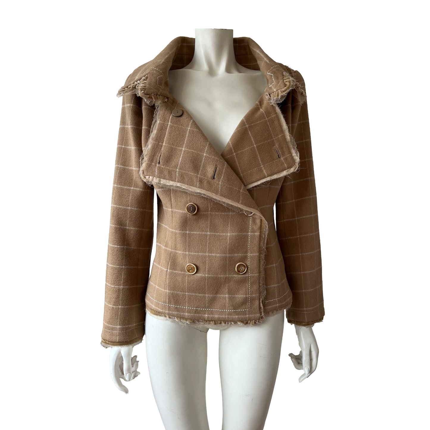 Christian Dior by John Galliano AW 2005 Camel Double Breasted Jacket