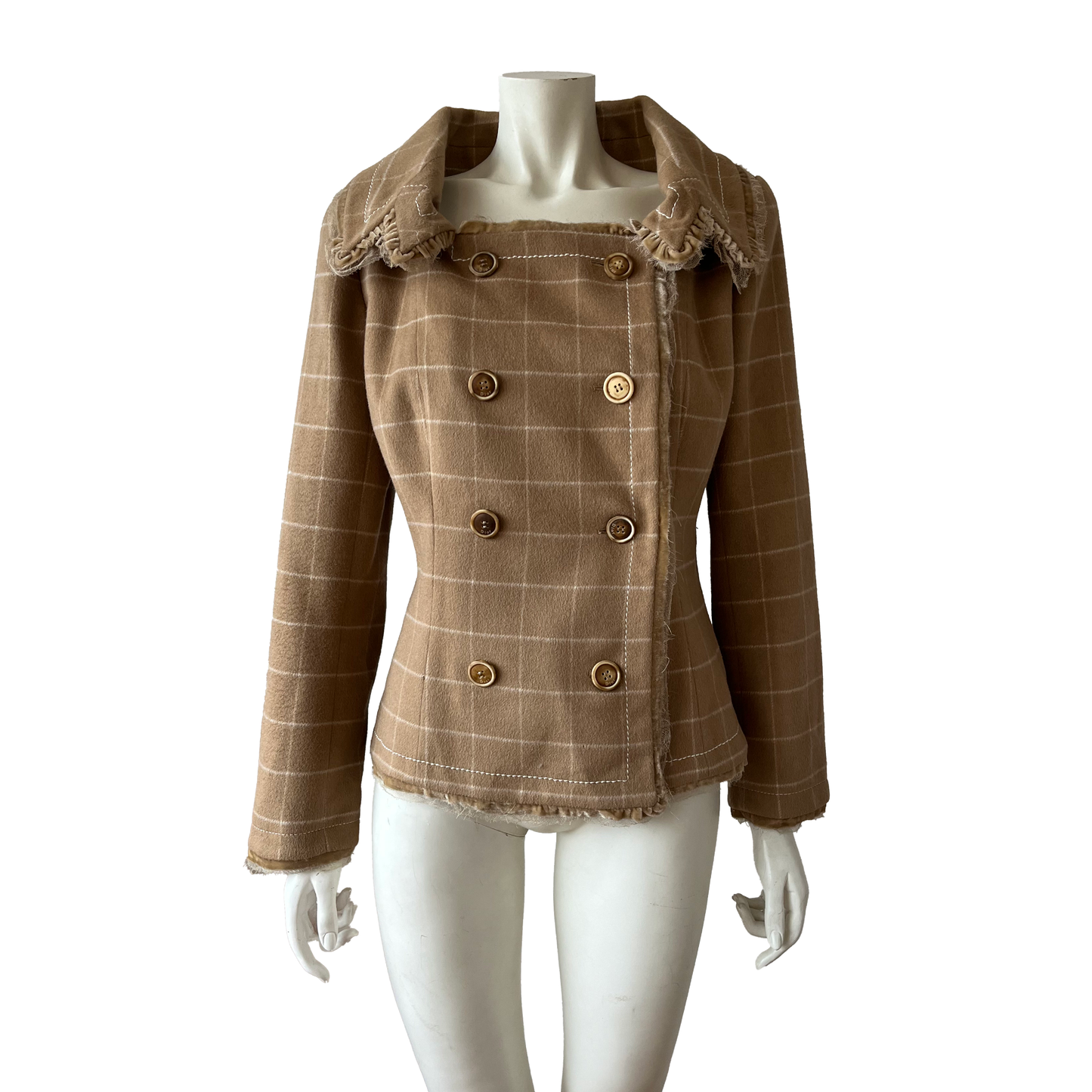 Christian Dior by John Galliano AW 2005 Camel Double Breasted Jacket