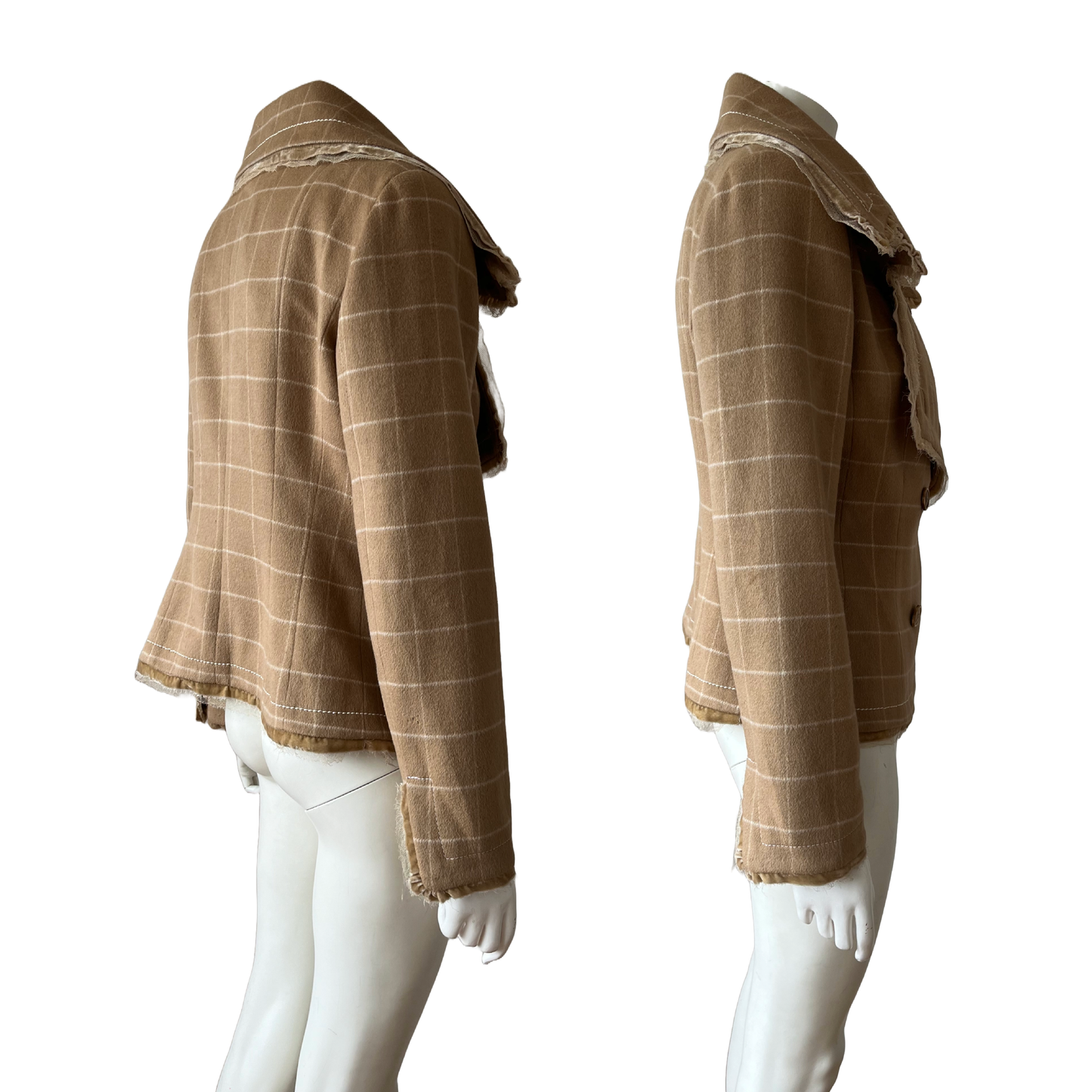 Christian Dior by John Galliano AW 2005 Camel Double Breasted Jacket