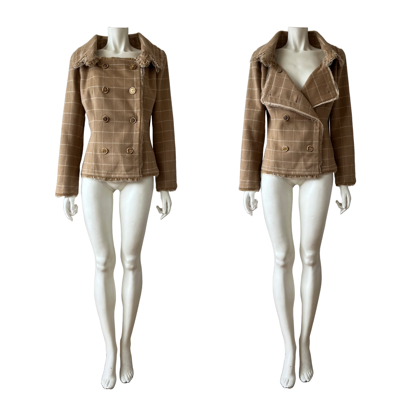 Christian Dior by John Galliano AW 2005 Camel Double Breasted Jacket