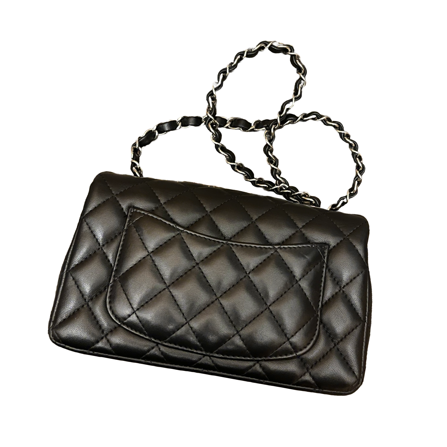 CHANEL 2021 Timeless Mini Lambskin Black Bag
