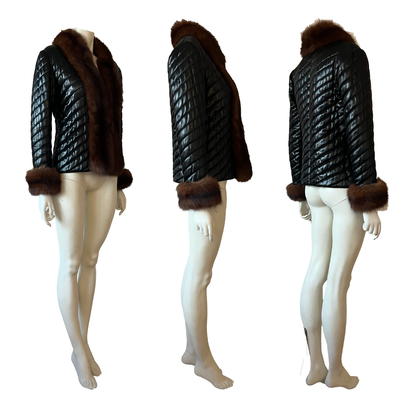Yves Saint Laurent AW 1972 Haute Couture Black Silk Jacket