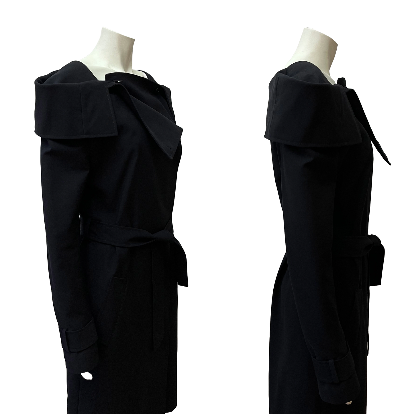 Martin Margiela AW 2008 Black ‘CONE’ Trench Coat