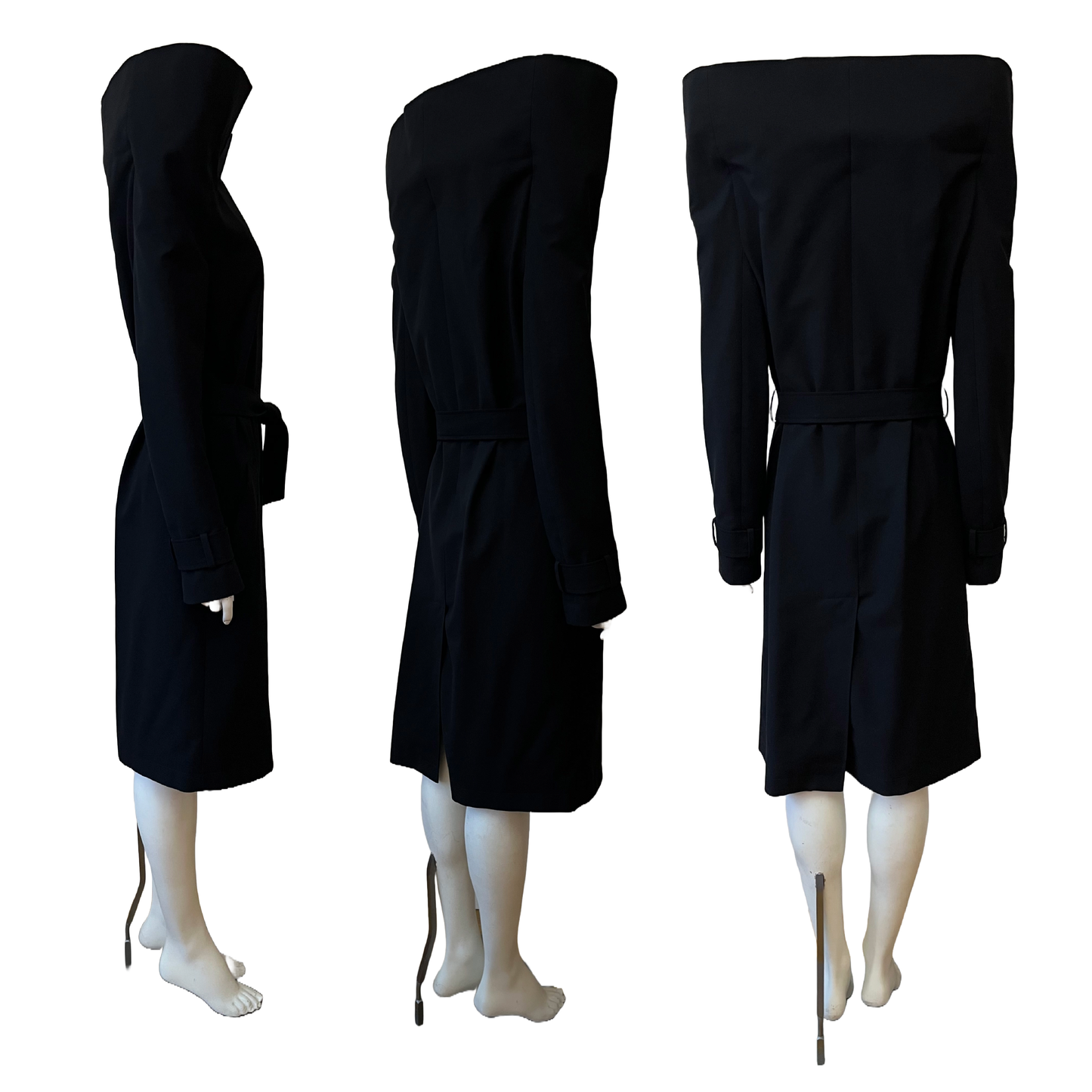 Martin Margiela AW 2008 Black ‘CONE’ Trench Coat
