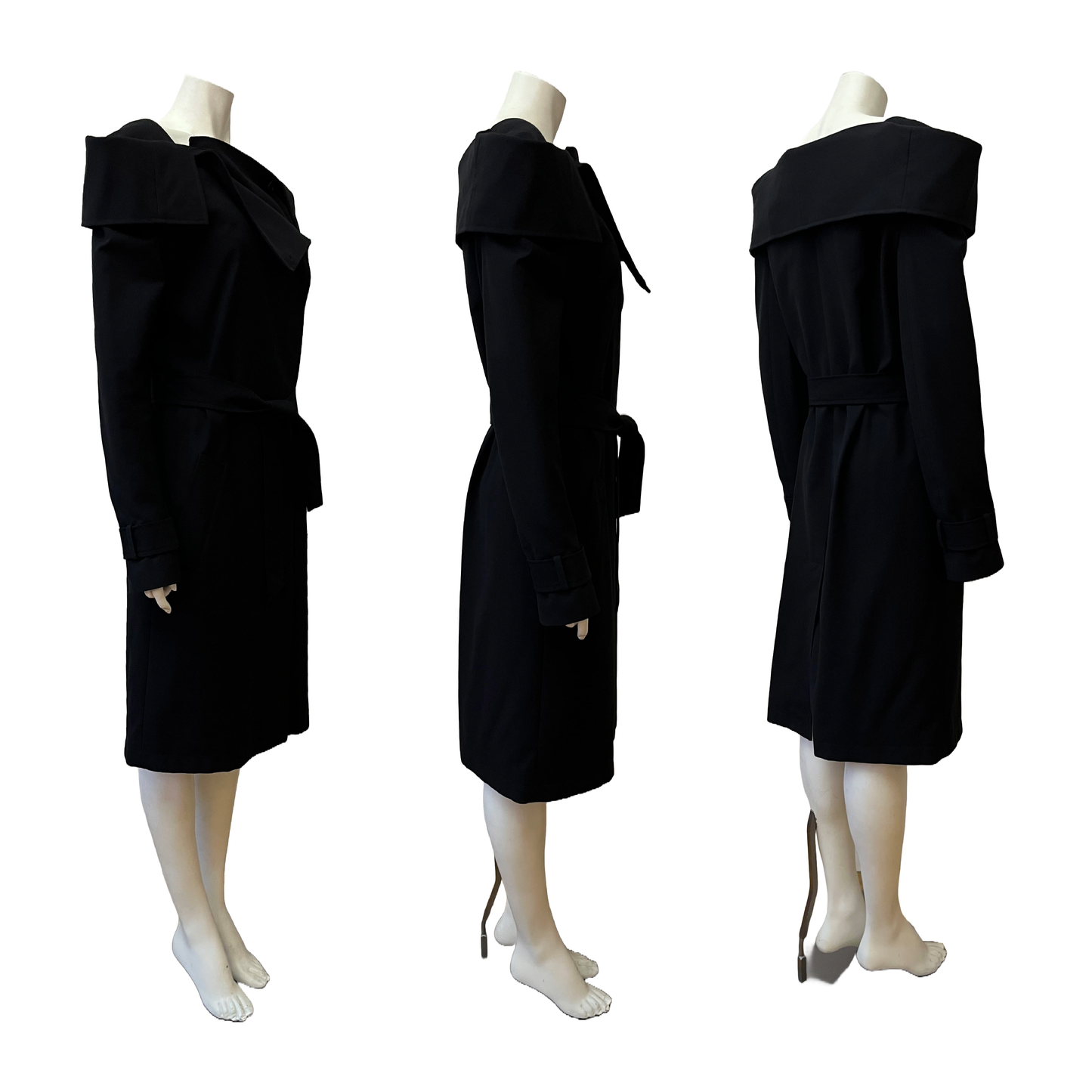 Martin Margiela AW 2008 Black ‘CONE’ Trench Coat