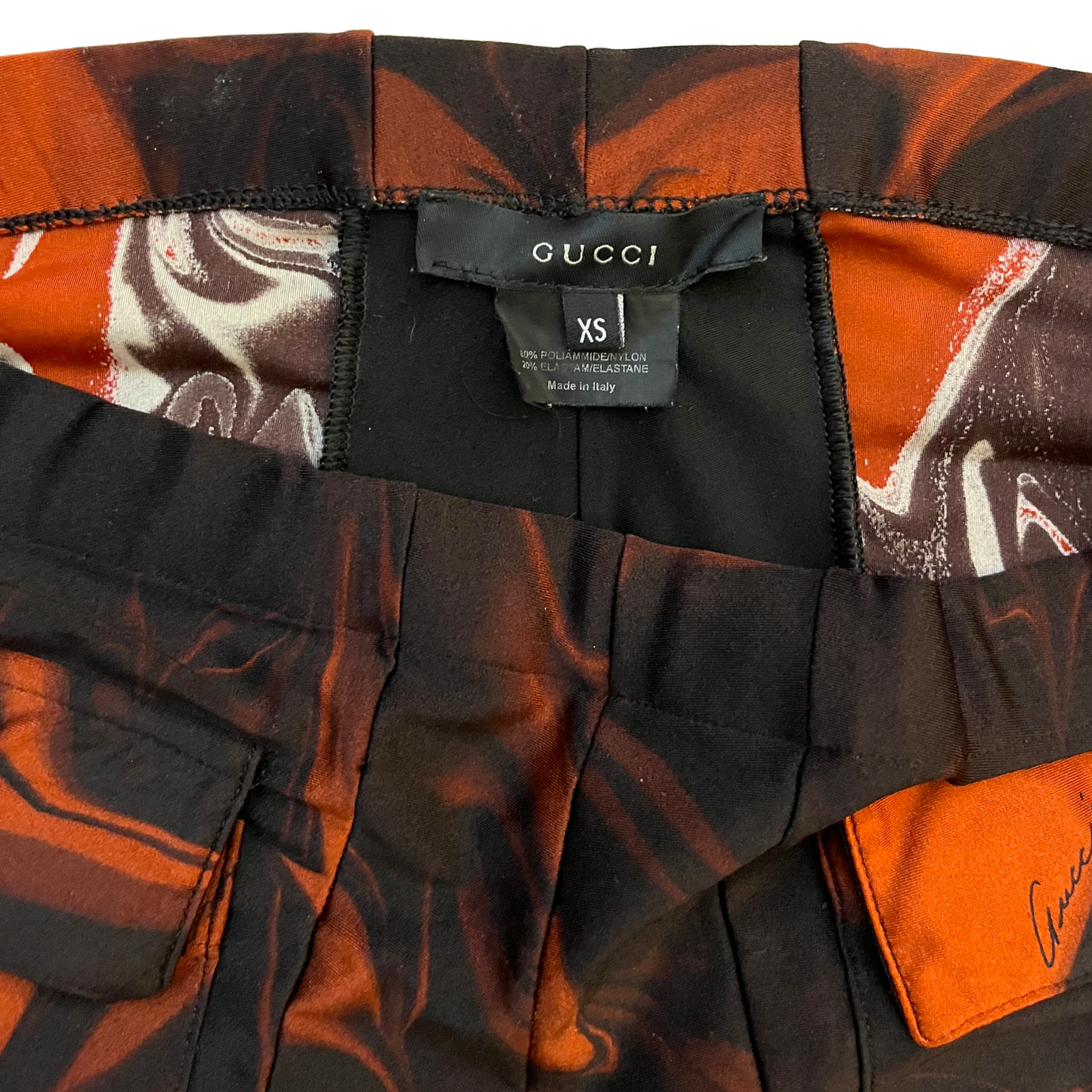 Gucci by Tom Ford SS 2001 Magma Bike Shorts