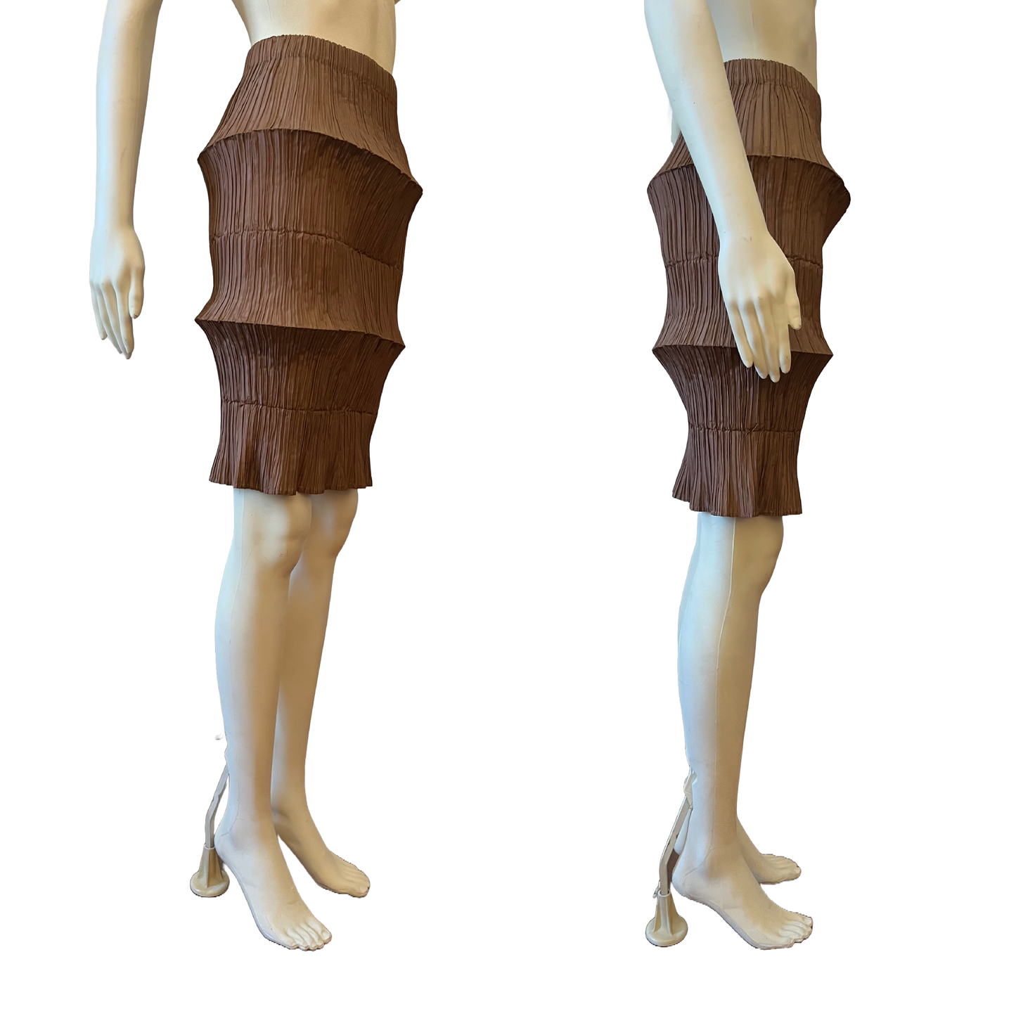 Issey Miyake SS 1994 ‘Flying Saucer’ Brown Skirt