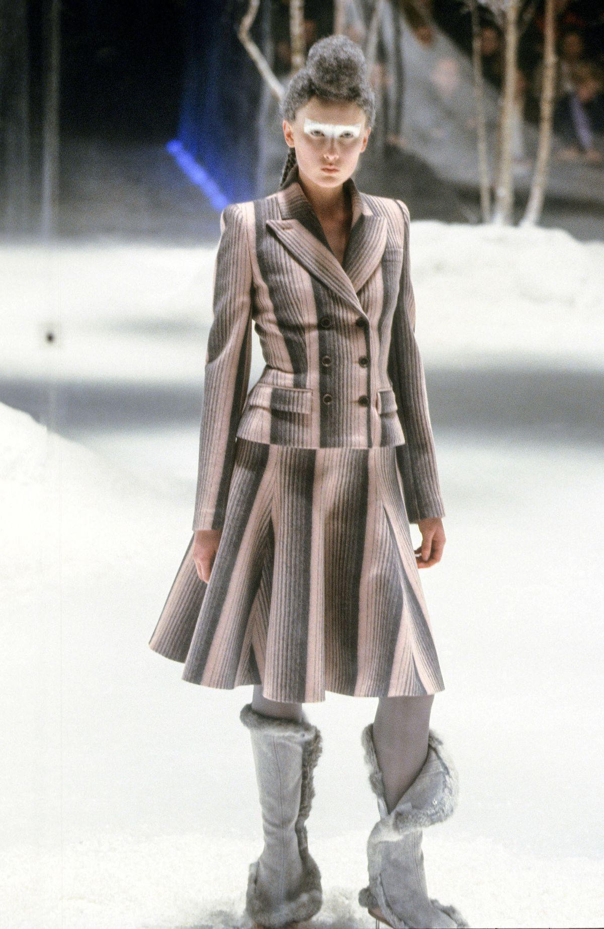 Alexander McQueen AW 1999 “The Overlook” Striped Jacket