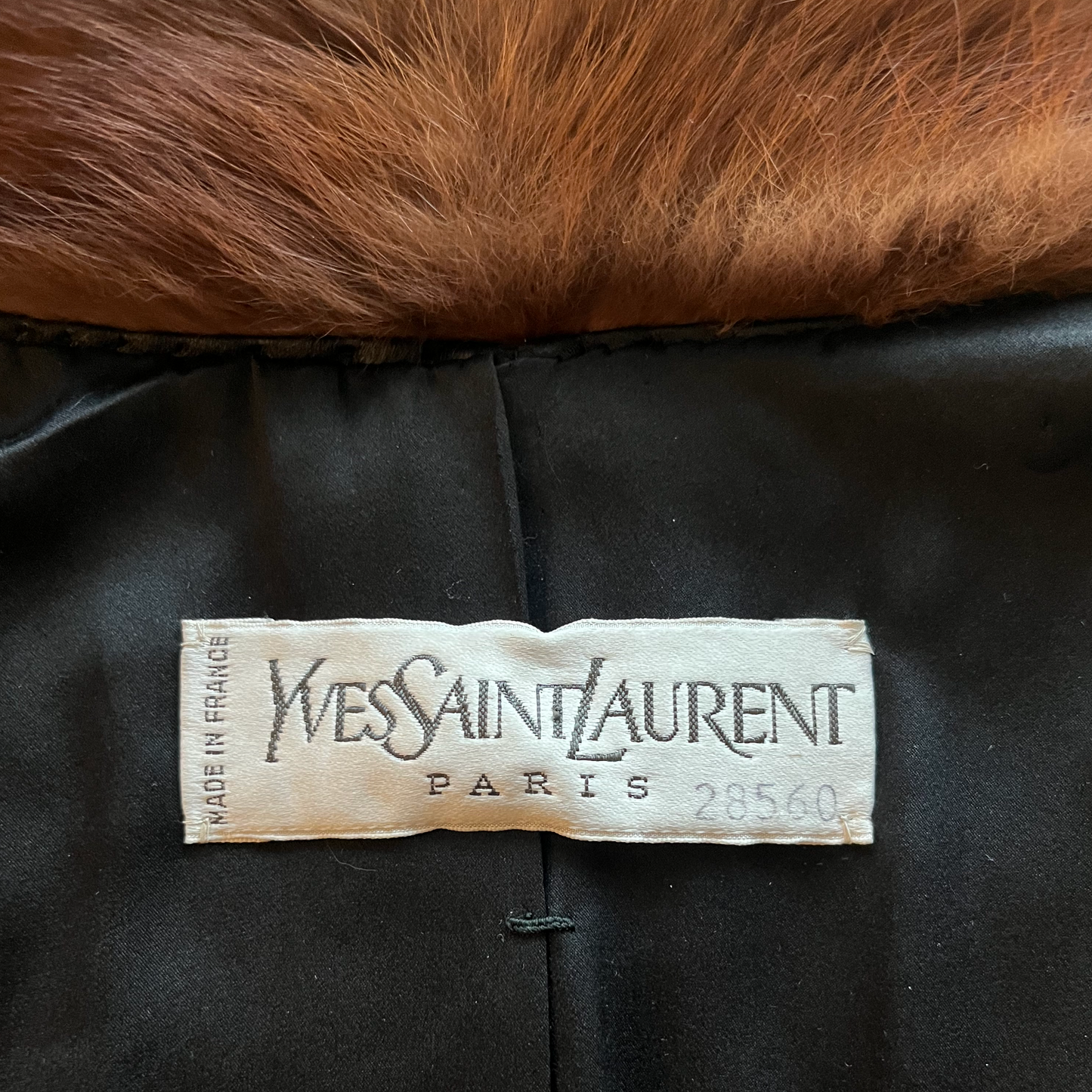 Yves Saint Laurent AW 1972 Haute Couture Black Silk Jacket