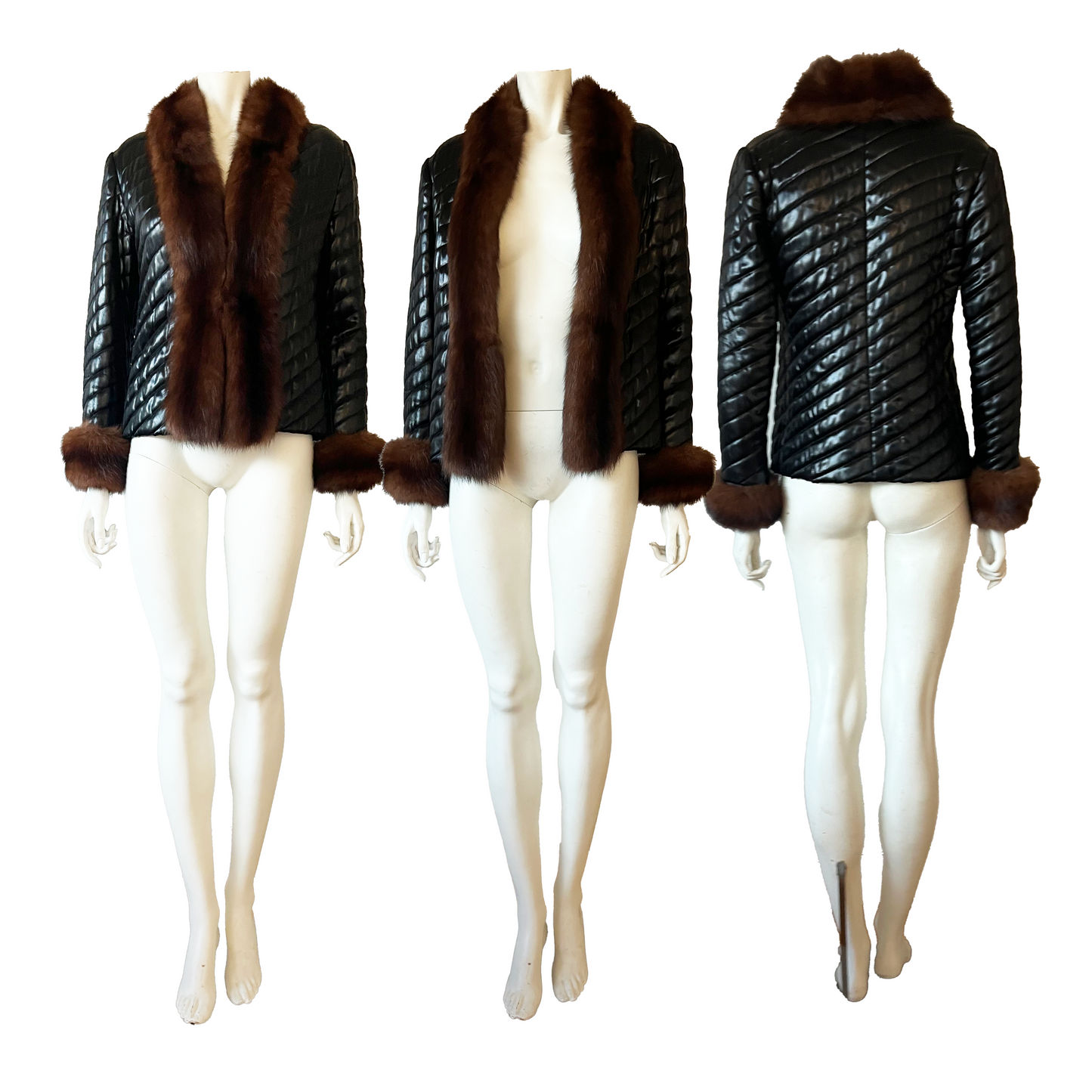 Yves Saint Laurent AW 1972 Haute Couture Black Silk Jacket