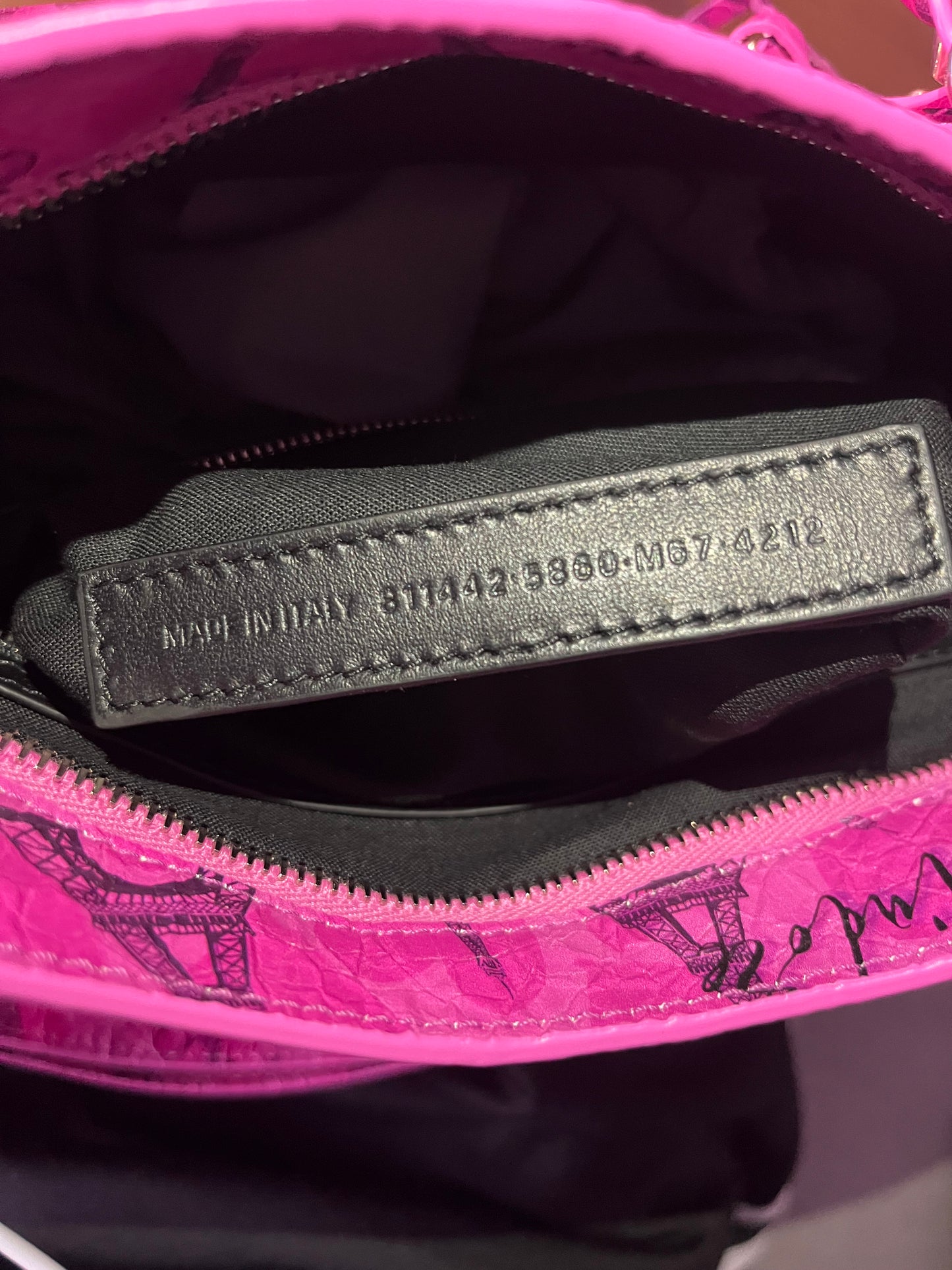 Balenciaga Le City Eiffel Pink bag