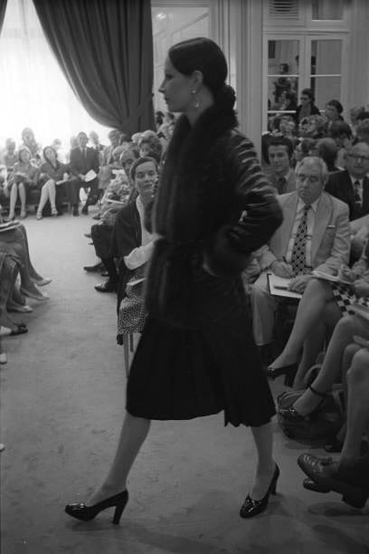 Yves Saint Laurent AW 1972 Haute Couture Black Silk Jacket