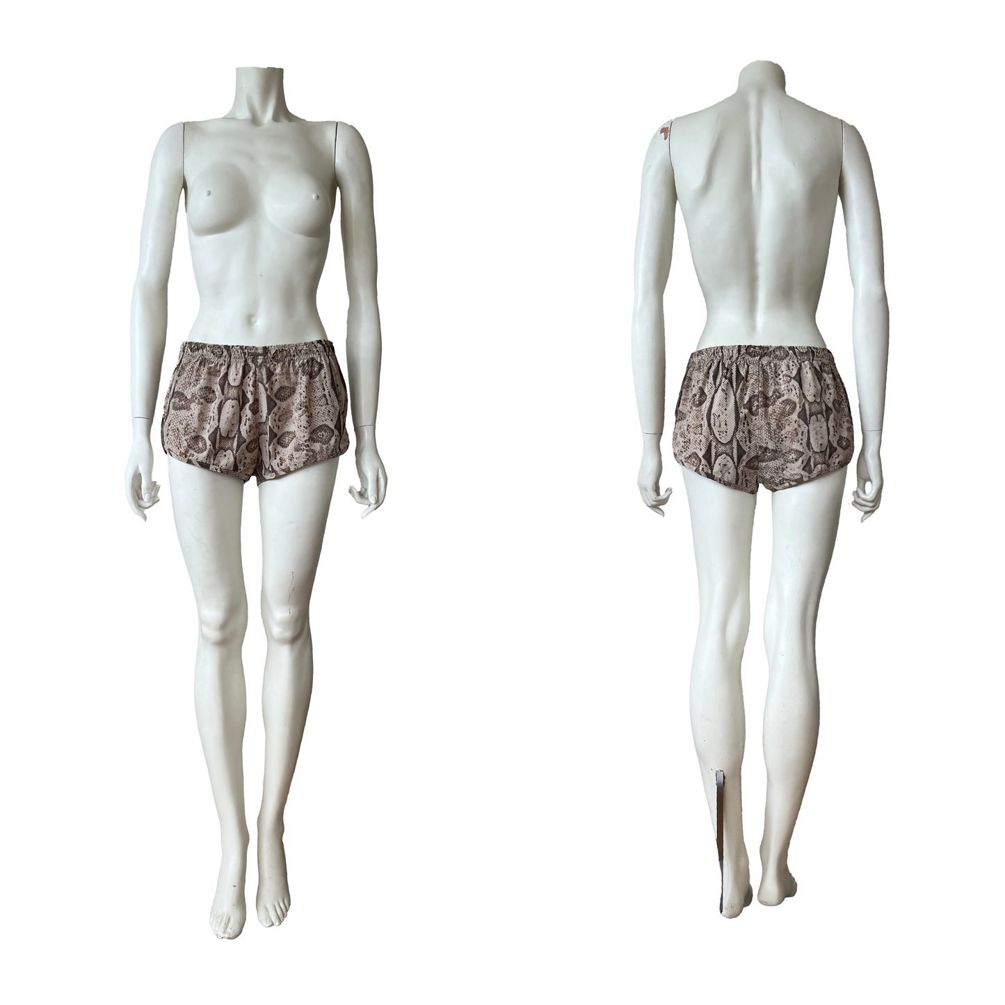 Gucci SS 2000 Python Printed Micro Shorts by Tom Ford