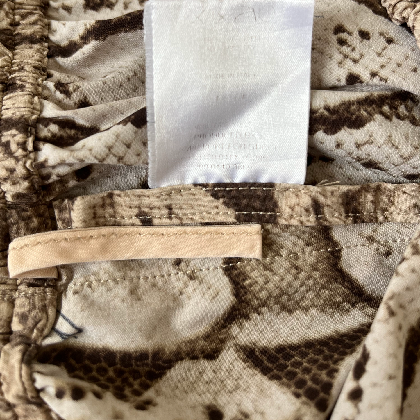 Gucci SS 2000 Python Printed Micro Shorts by Tom Ford