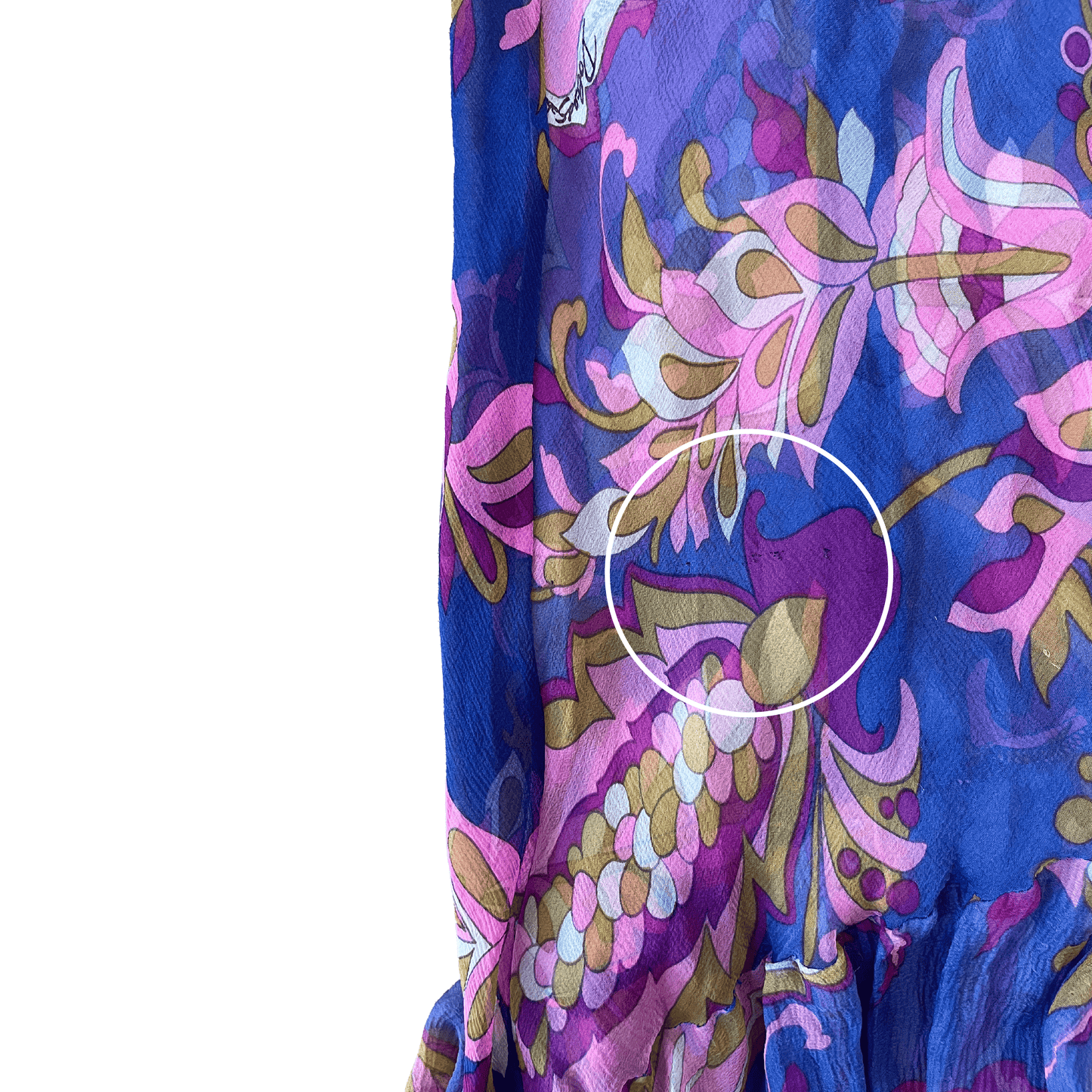 Dolce & Gabbana SS 2004 Silk Chiffon Ruffled Dress