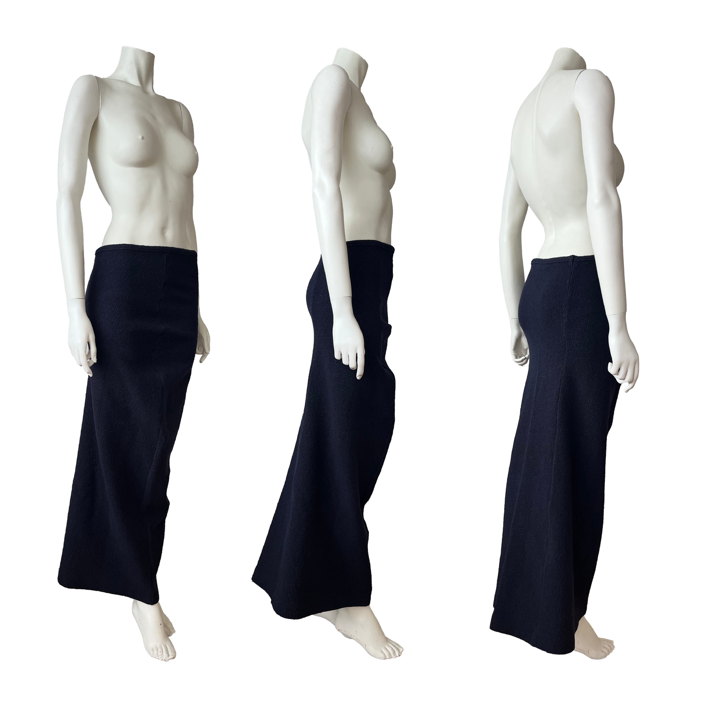 Robe de Chambre Comme des Garçons SS 1997 Curved Maxi Skirt