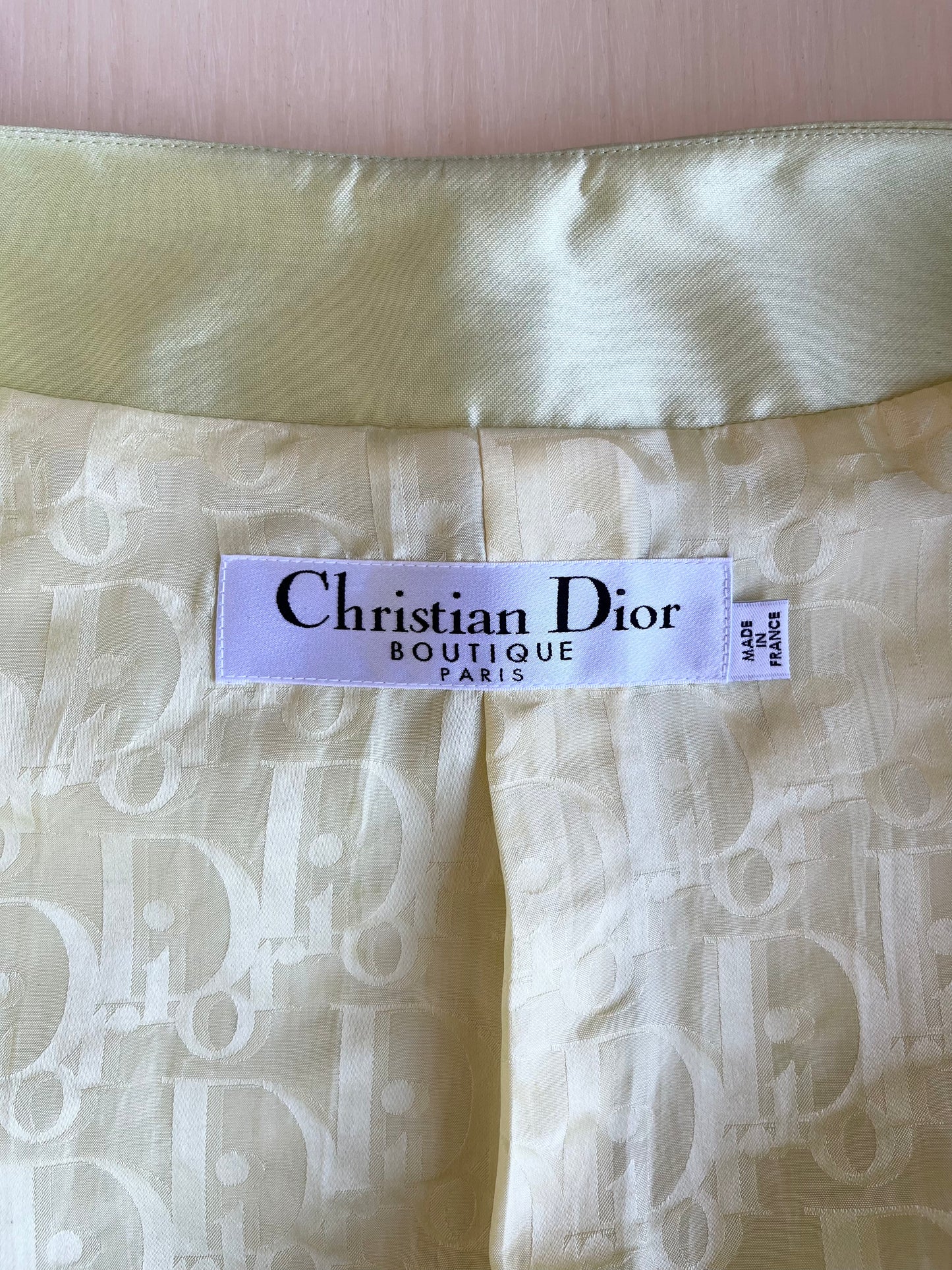 Christian Dior by John Galliano SS 2007 Yellow Evening Jacket