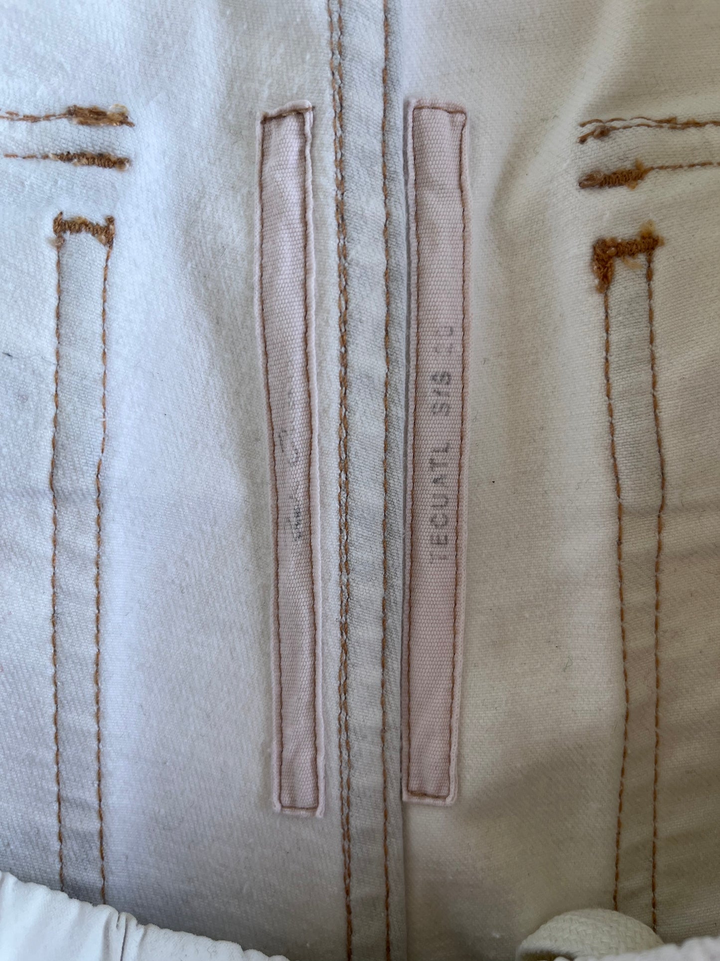 Rick Owens SS 2020 Tecuatl Thomas White Jogger Pants