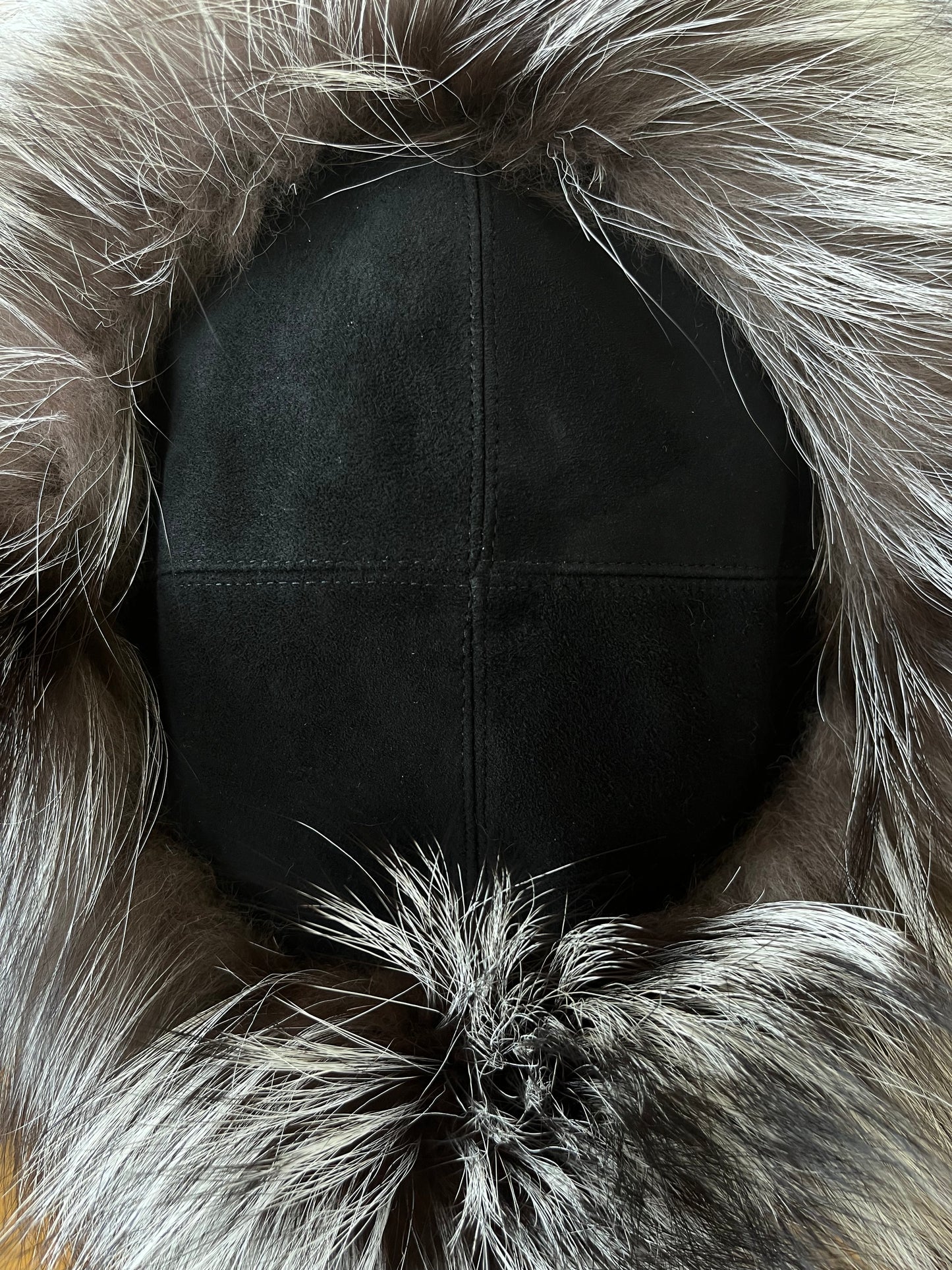 Christian Dior by John Galliano Grey Fox Fur Chapka