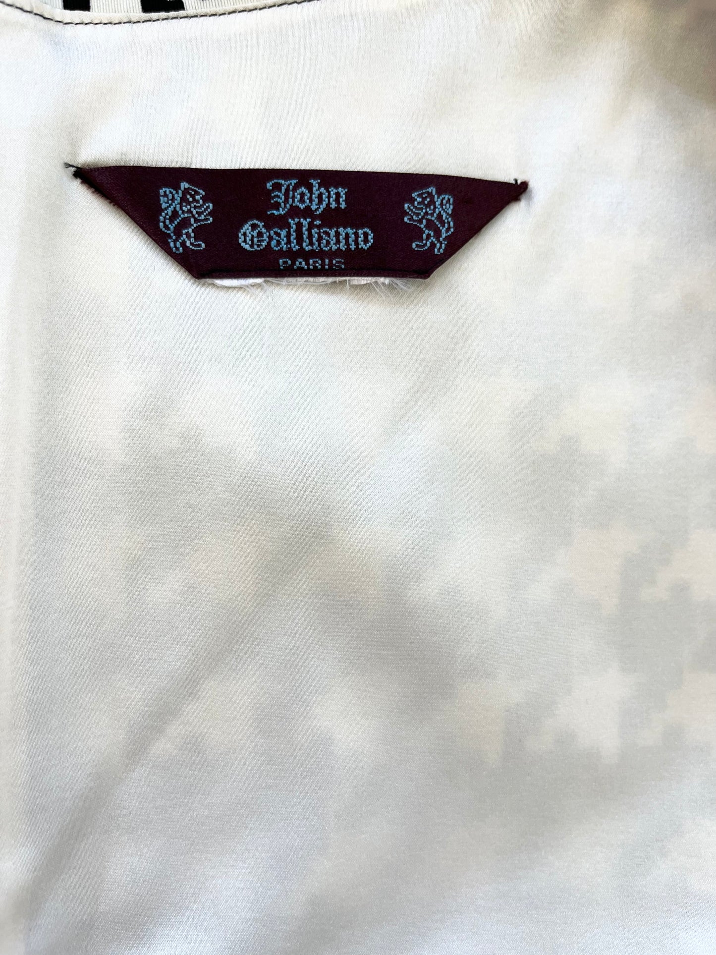 John Galliano late 90s Hound’s-Tooth Dress