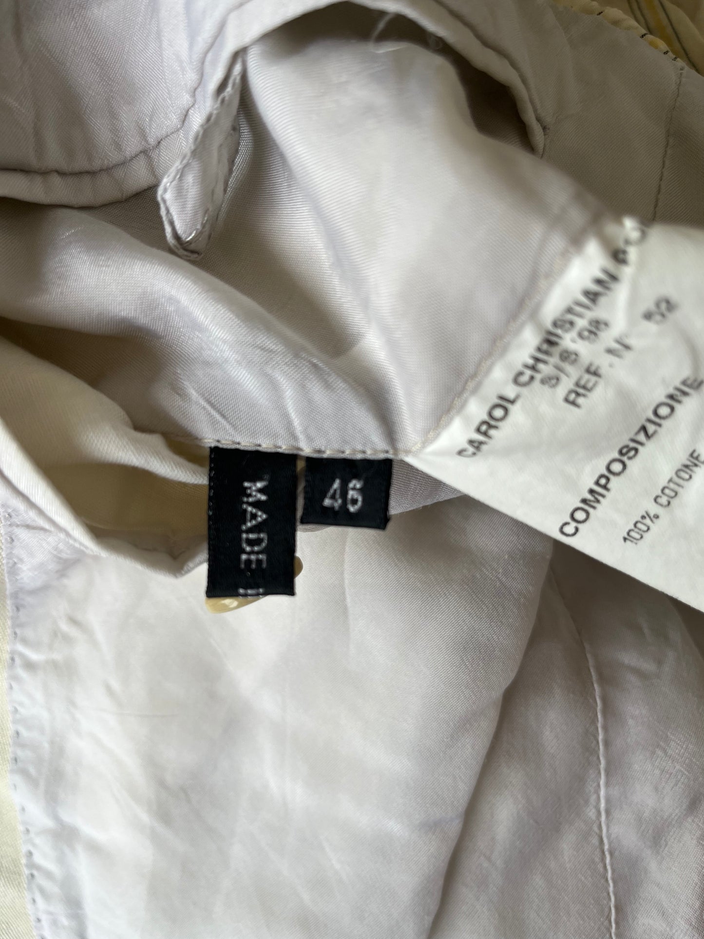 Carol Christian Poell SS 1998 Jacket & Pants Set