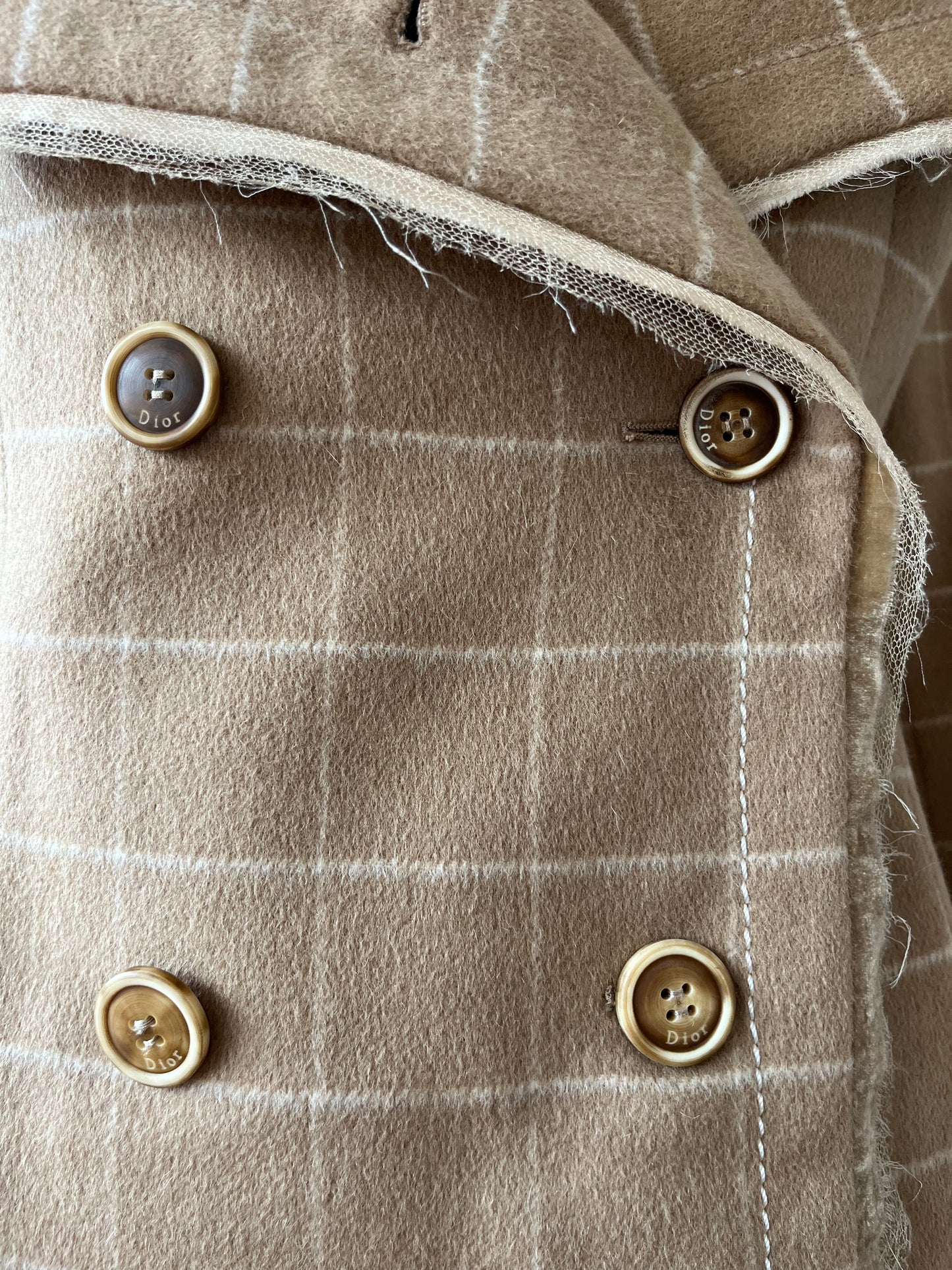 Christian Dior by John Galliano AW 2005 Camel Double Breasted Jacket