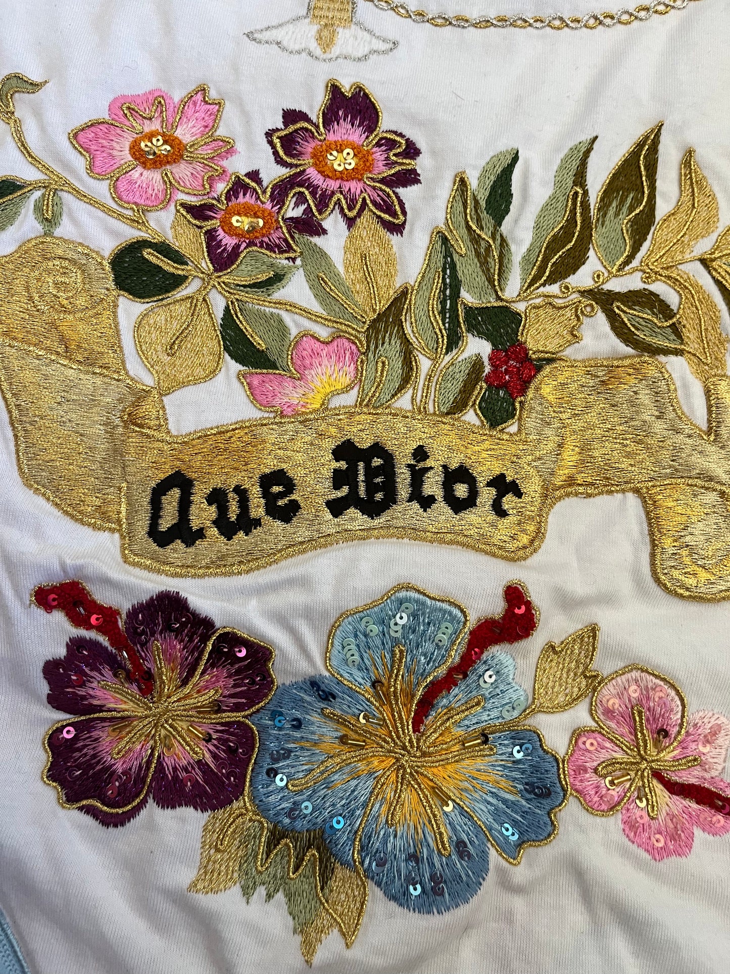 Christian Dior by John Galliano SS 2002 embroidered t-shirts