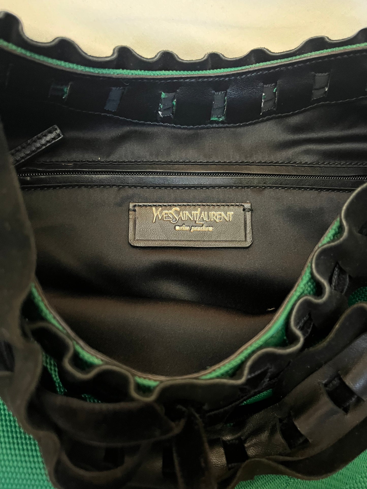Yves Saint Laurent by Tom Ford AW 2003 Green Boudoir Bag