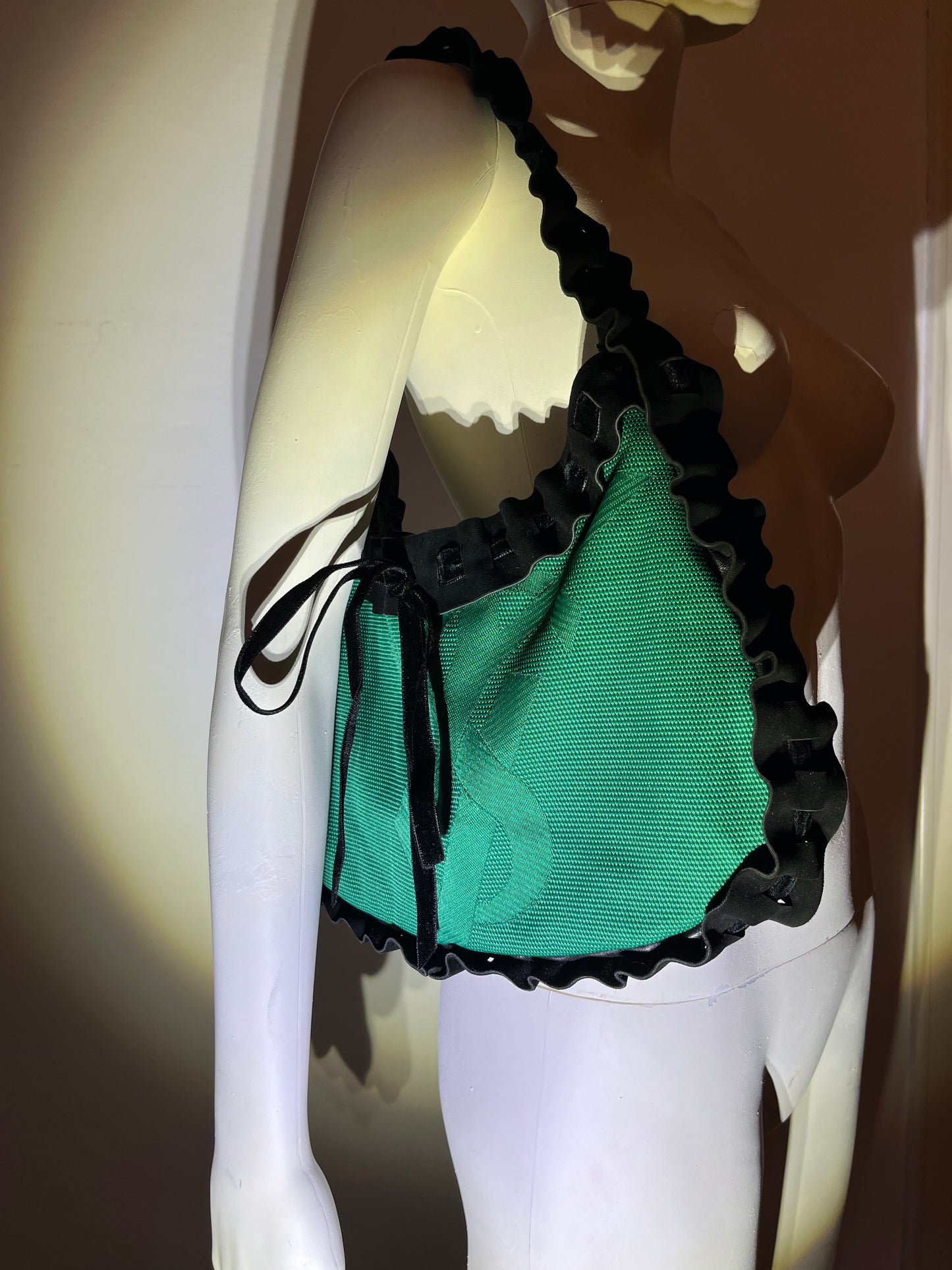 Yves Saint Laurent by Tom Ford AW 2003 Green Boudoir Bag