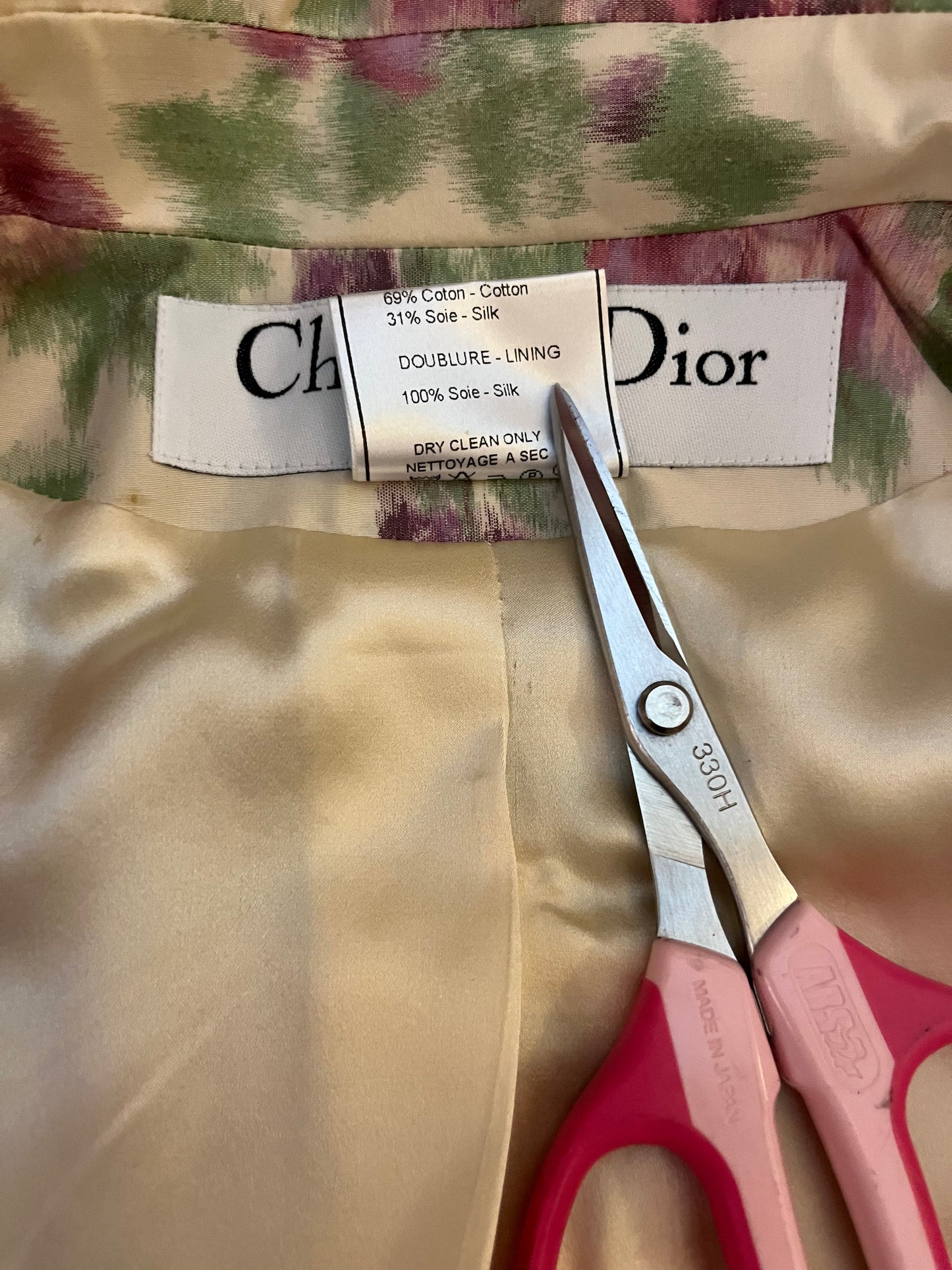 Christian Dior by John Galliano SS 1999 Floral Jacket & Skirt Set