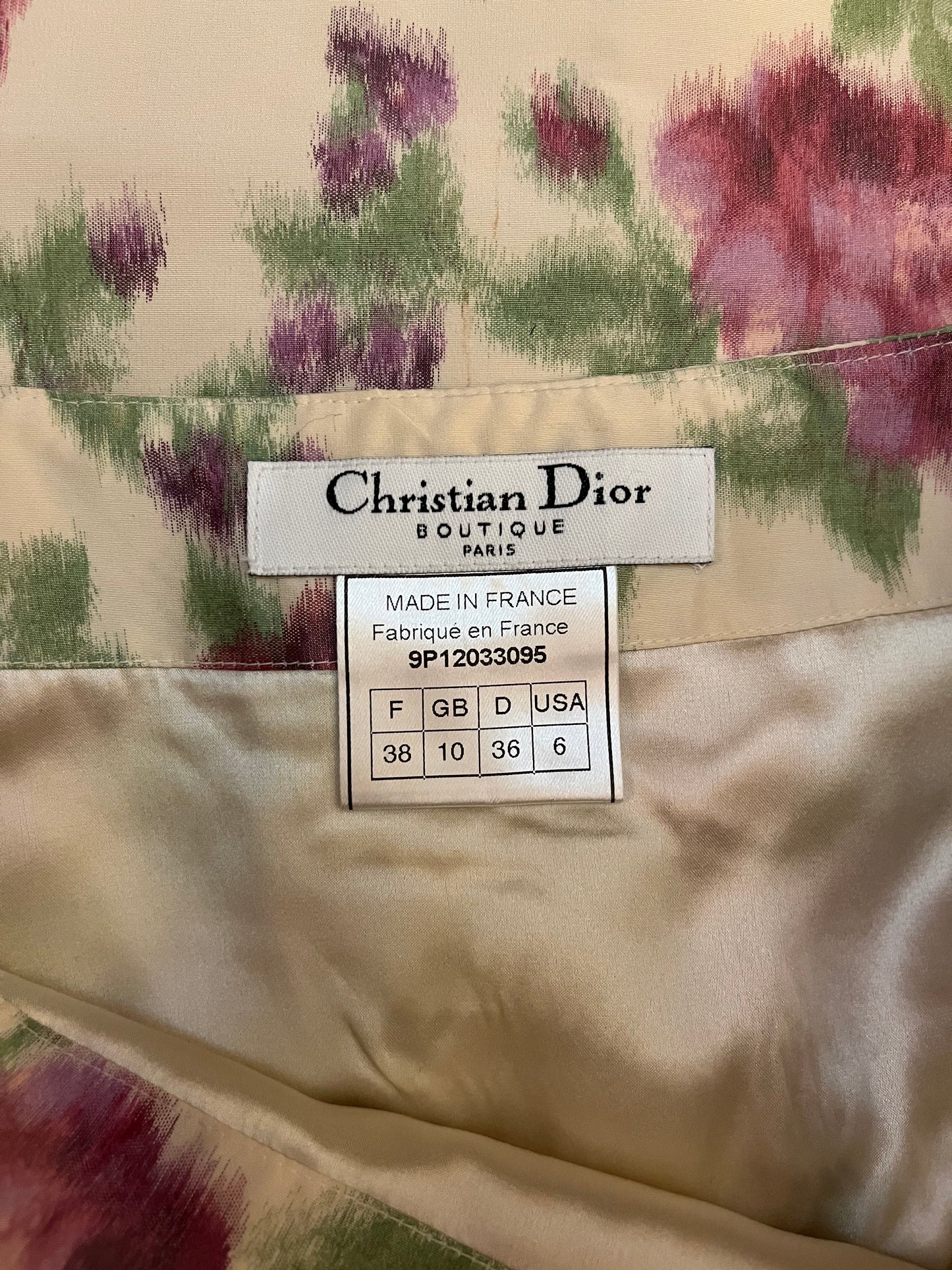 Christian Dior by John Galliano SS 1999 Floral Jacket & Skirt Set