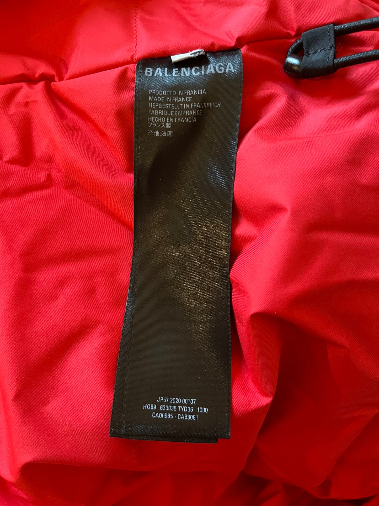 Balenciaga SS 2020 Pillow Puffer Jacket