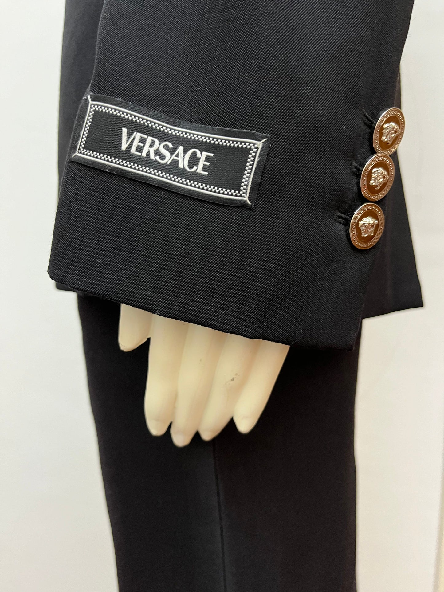 Versace AW 2023 Houglass Single-Breasted Blazer Suit & Skirt Set