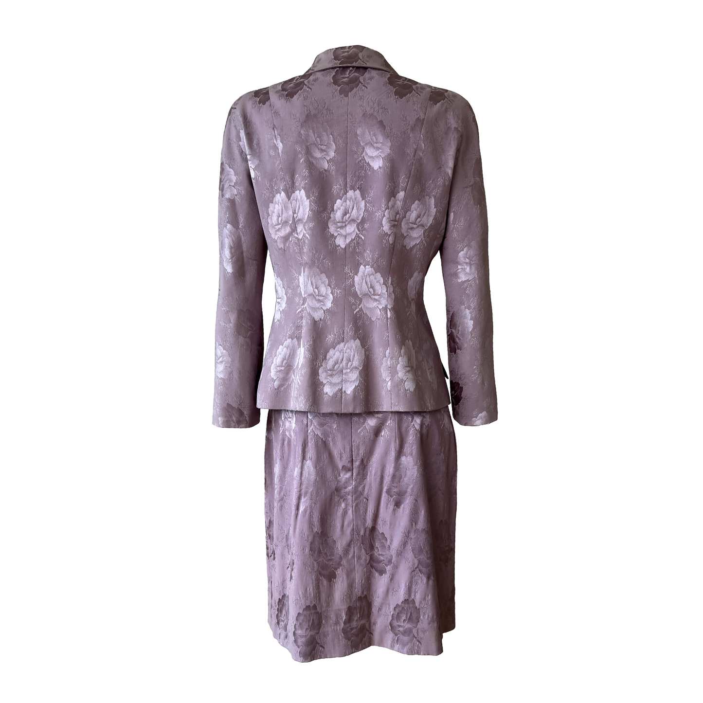 Christian Dior by John Galliano AW1997 Lilac Floral Jacket Suit