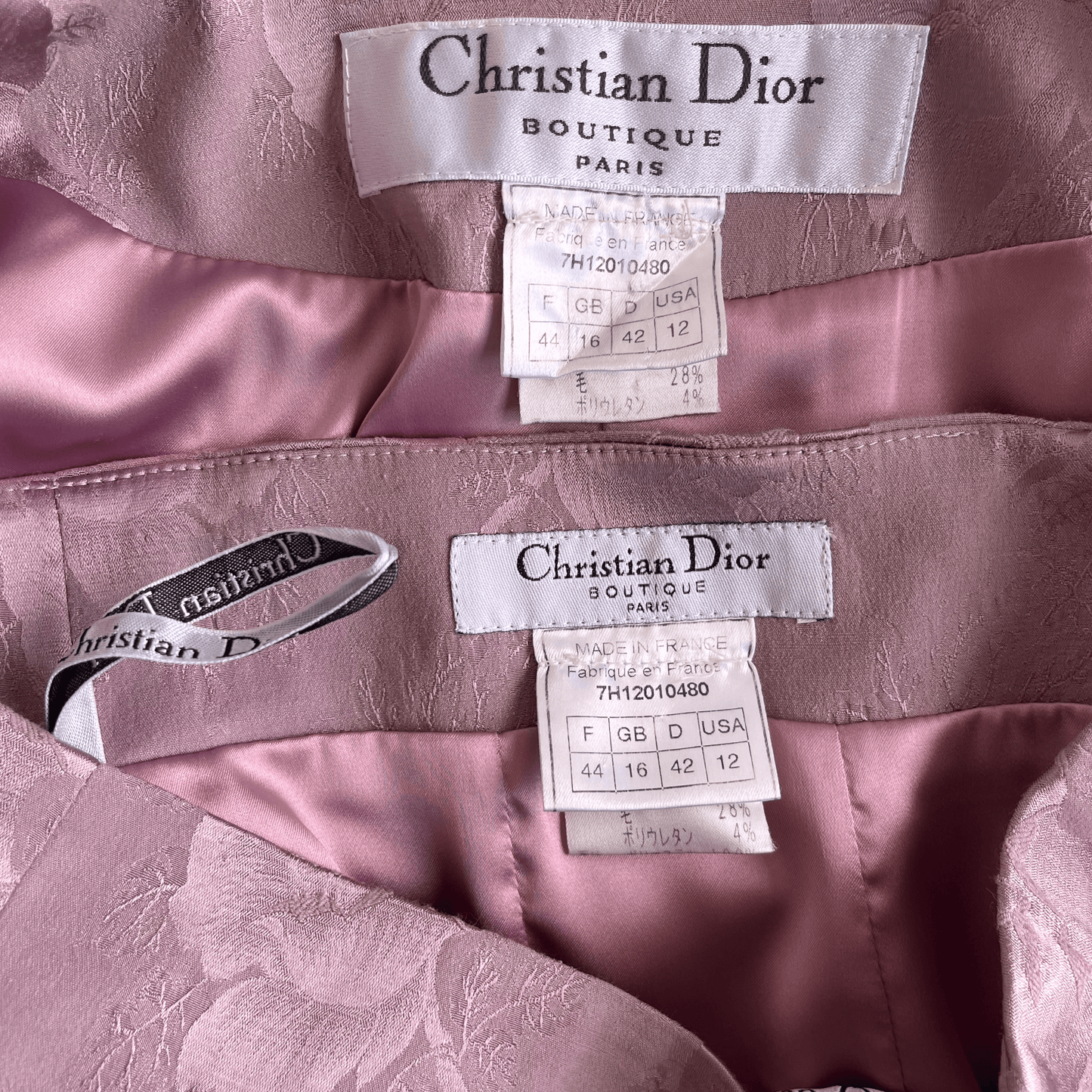 Christian Dior by John Galliano AW1997 Lilac Floral Jacket Suit