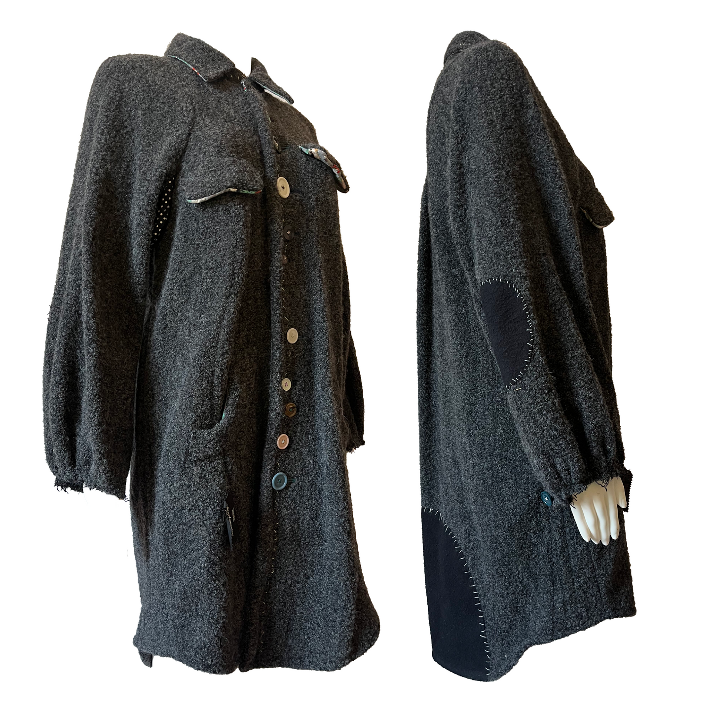 Undercover by Jun Takahashi AW 2004 ‘But beautiful…’ Dark Grey Coat