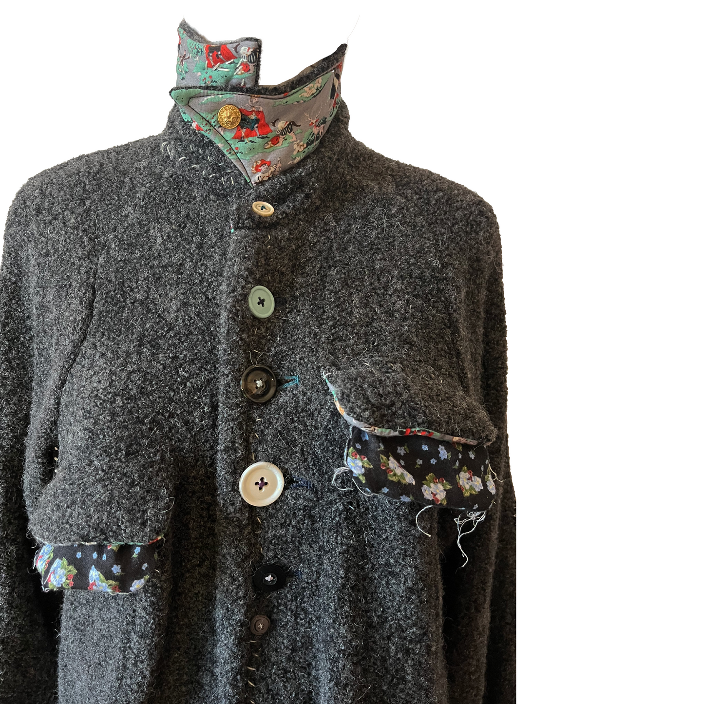 Undercover by Jun Takahashi AW 2004 ‘But beautiful…’ Dark Grey Coat