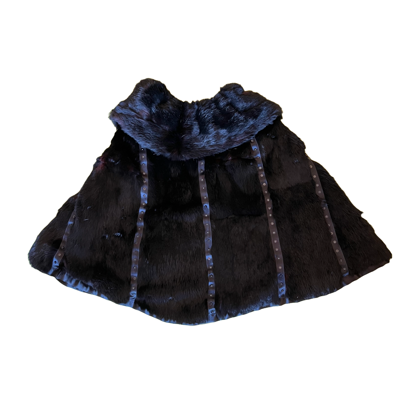 Gianni Versace 90s Rabbit fur Cape