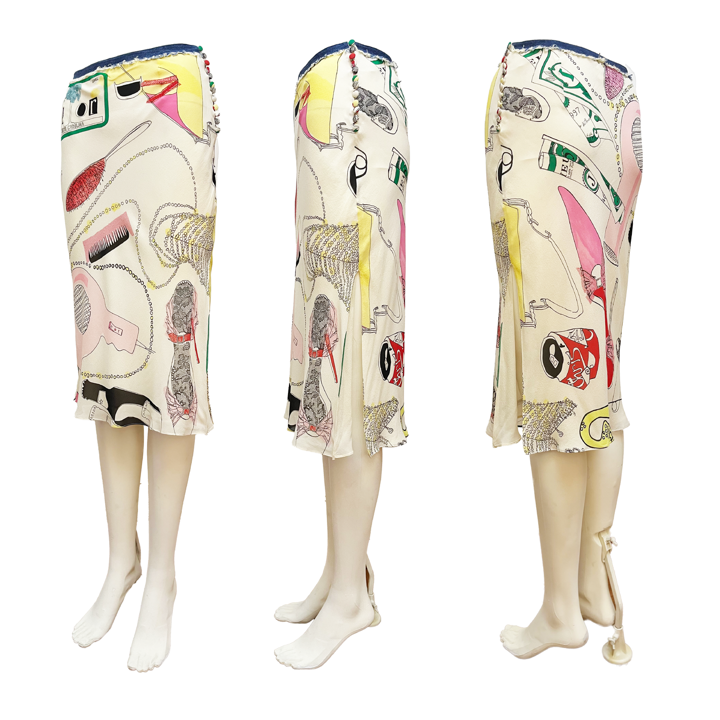Christian Dior by John Galliano SS 2001 Silk Chiffon Skirt