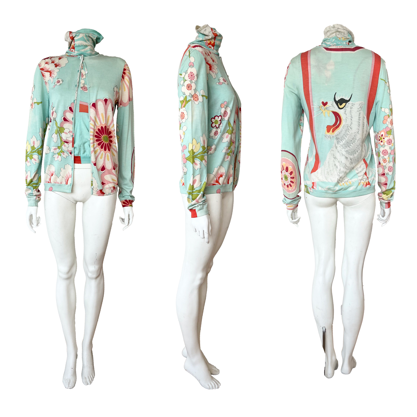 Christian Dior by John Galliano AW 2003 Top, Cardigan and Scarf Set