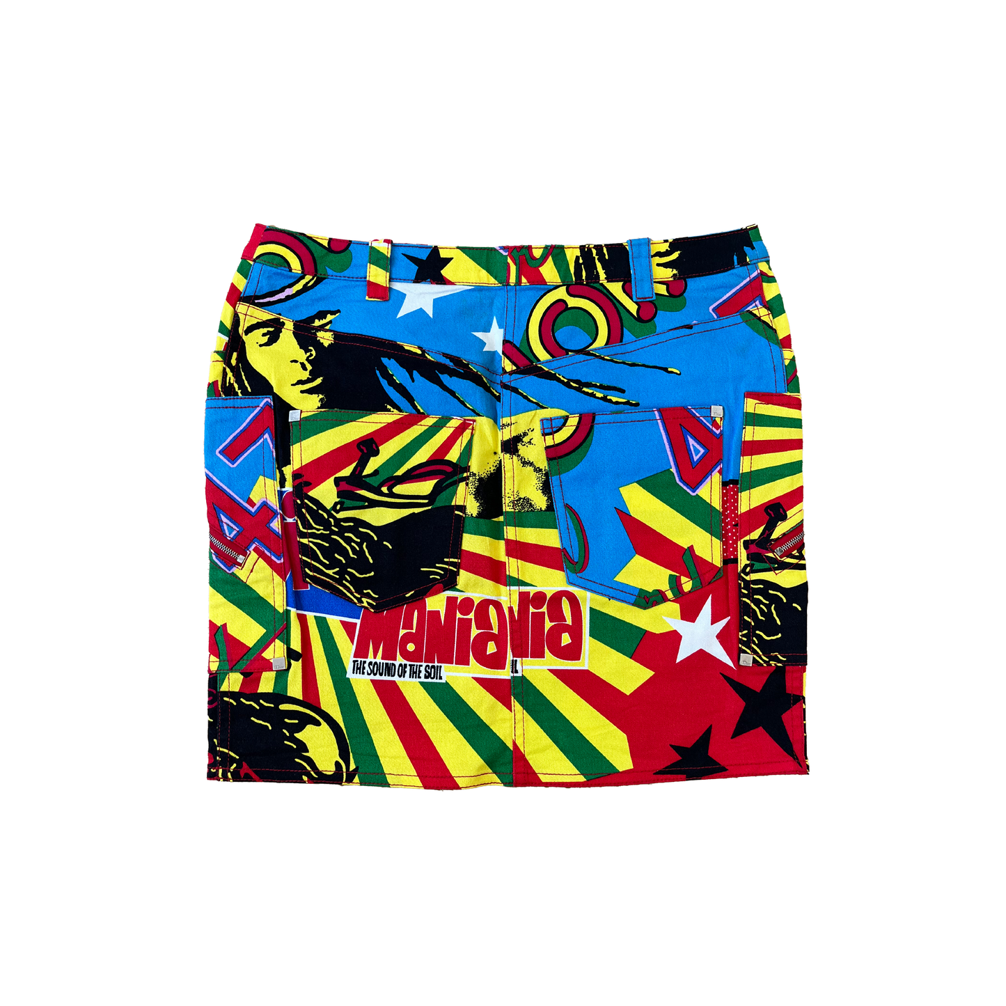 Christian Dior by John Galliano SS 2004 Rasta Mania Skirt