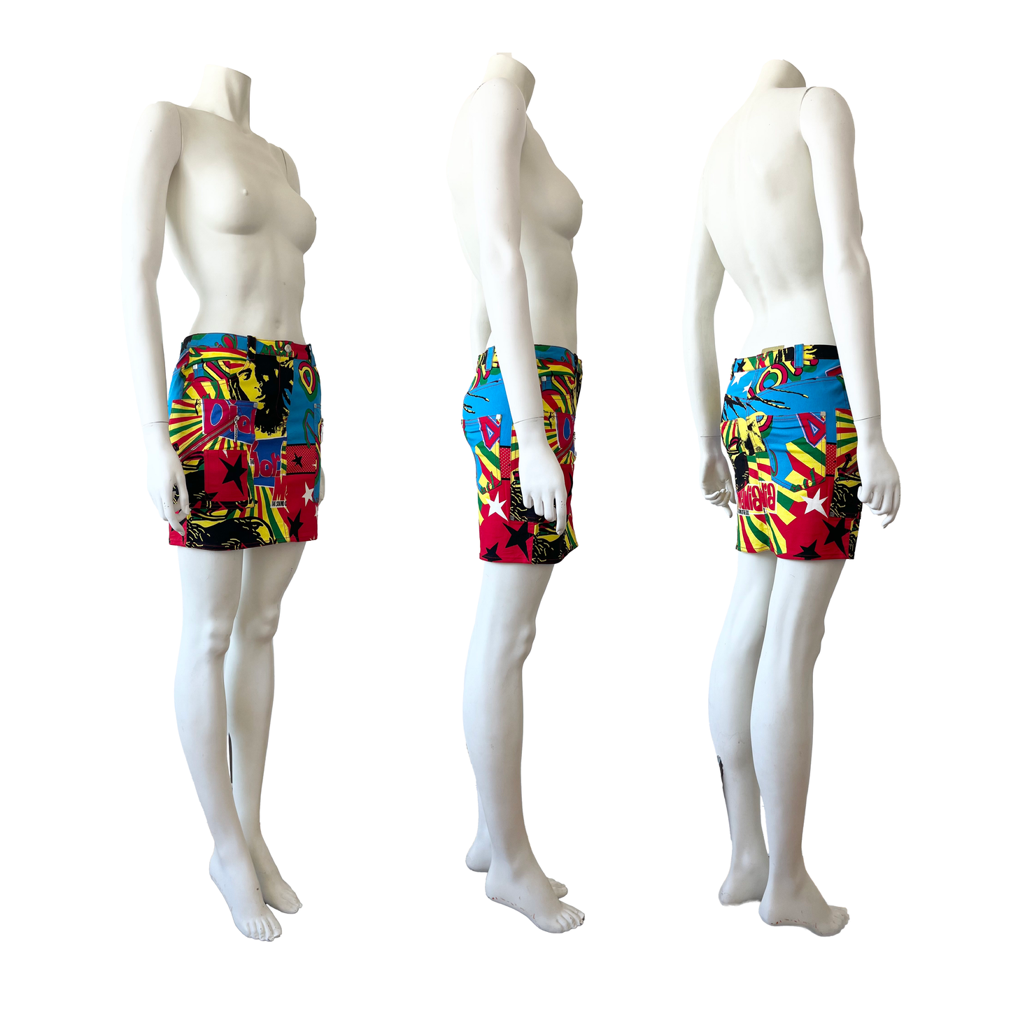Christian Dior by John Galliano SS 2004 Rasta Mania Skirt