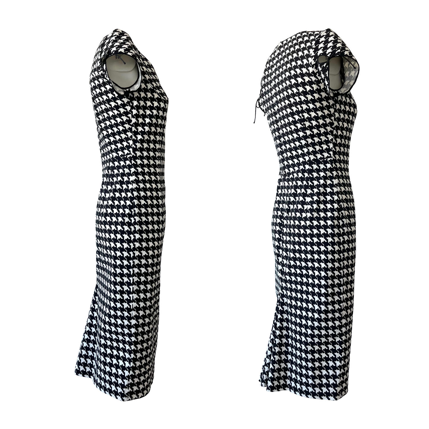 John Galliano late 90s Hound’s-Tooth Dress
