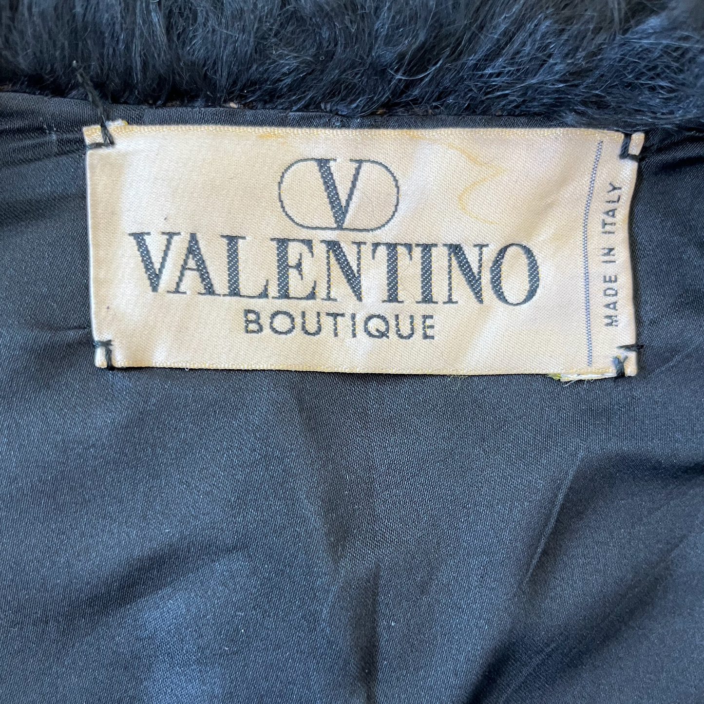 Valentino 1980s Mongolian Lamb Fur Jacket