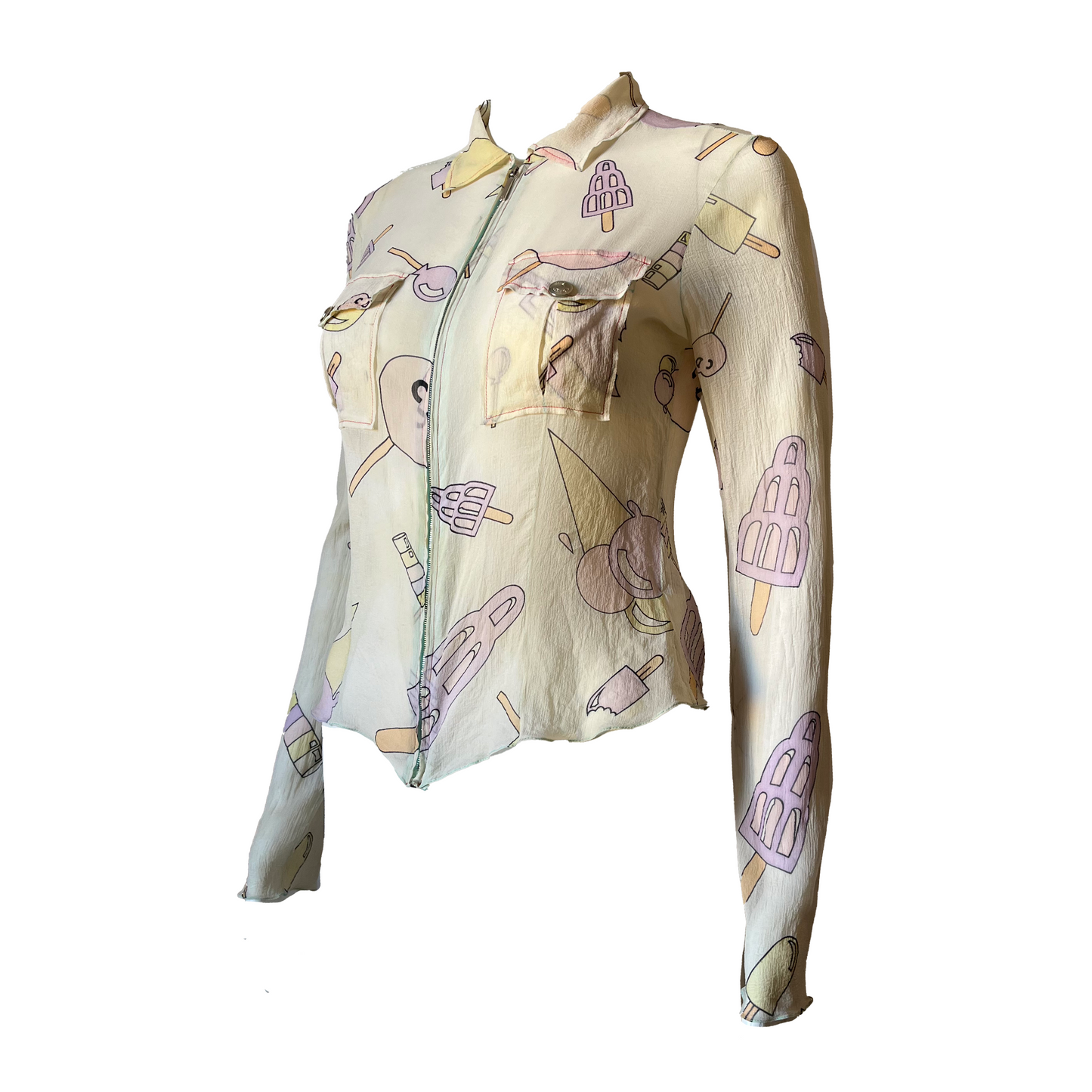 Christian Dior by John Galliano SS 2002 Ice Cream Shirts