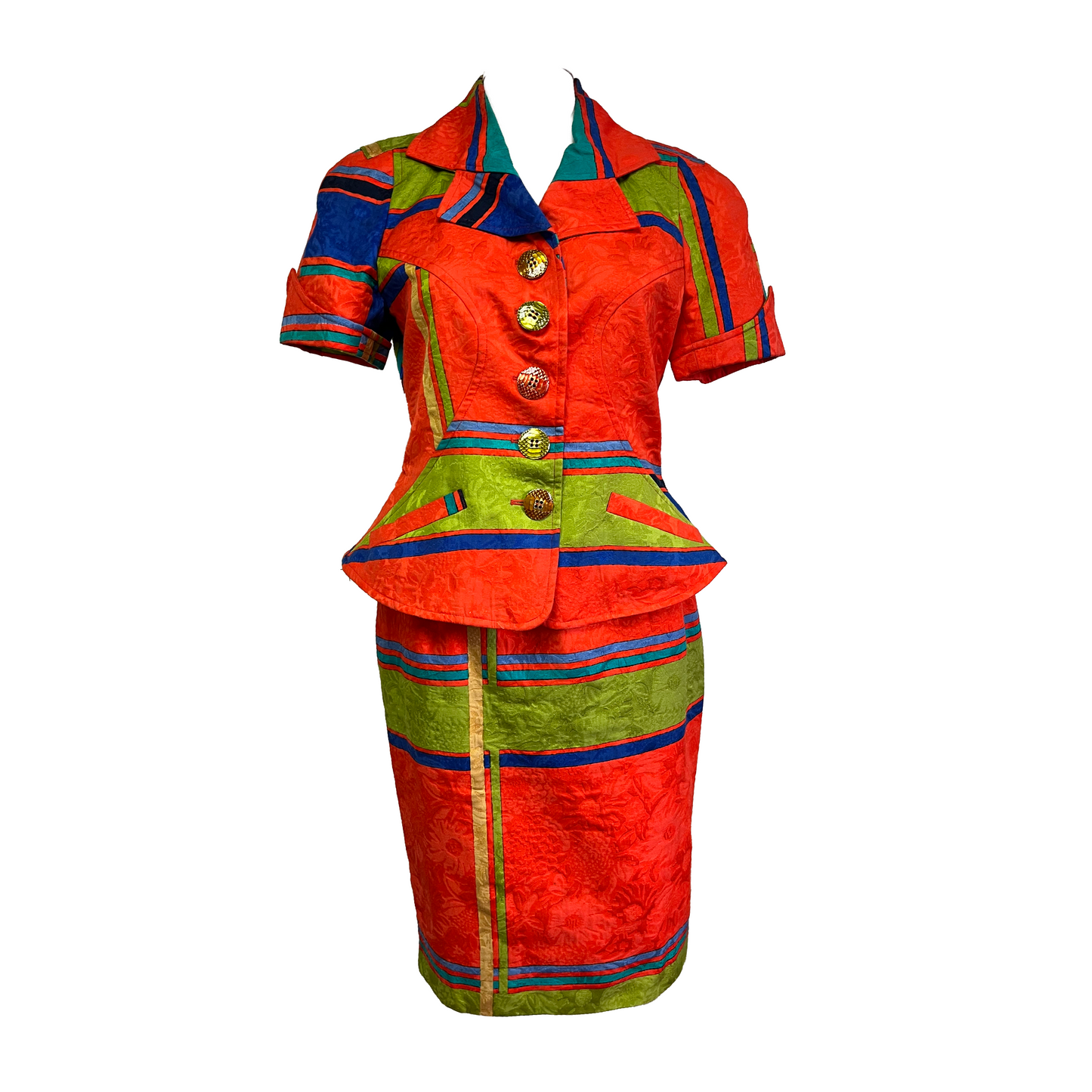 Christian Lacroix SS 1997 Jacket Skirt Set