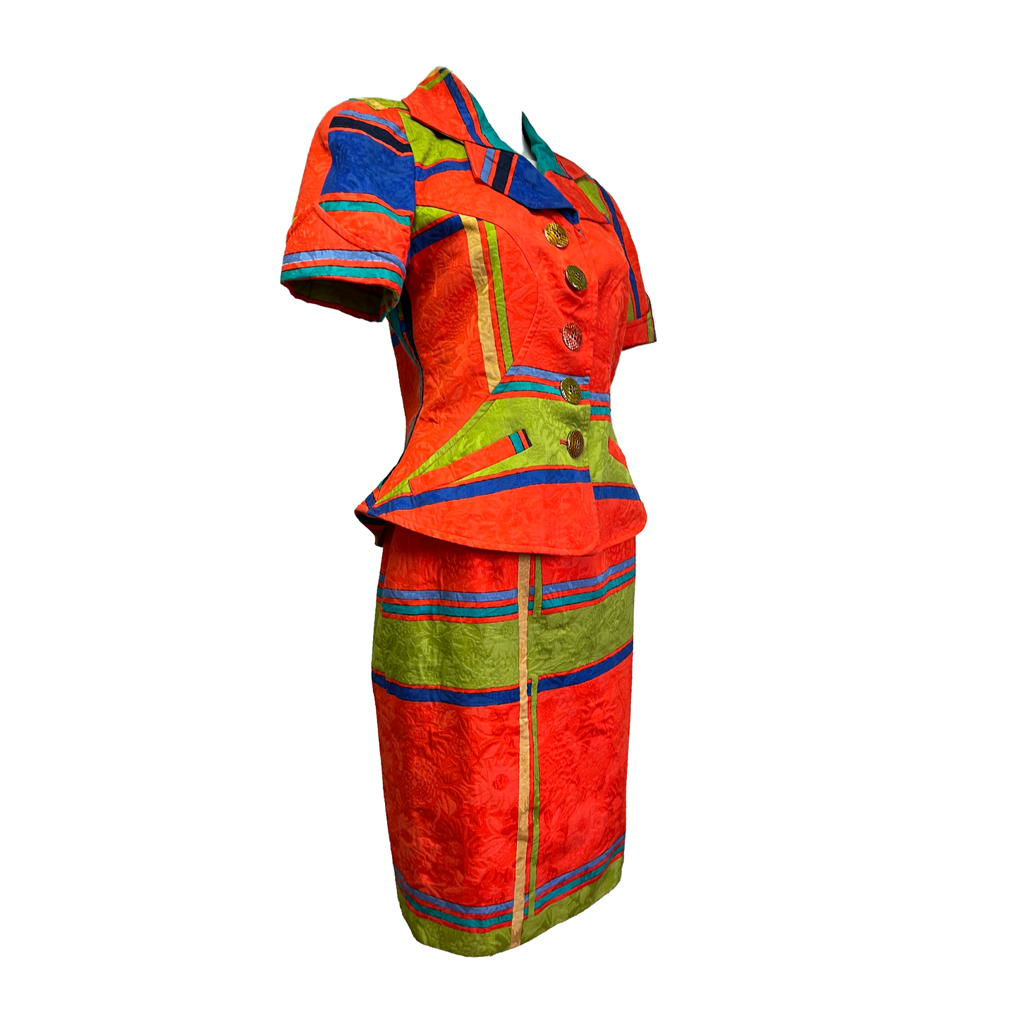 Christian Lacroix SS 1997 Jacket Skirt Set