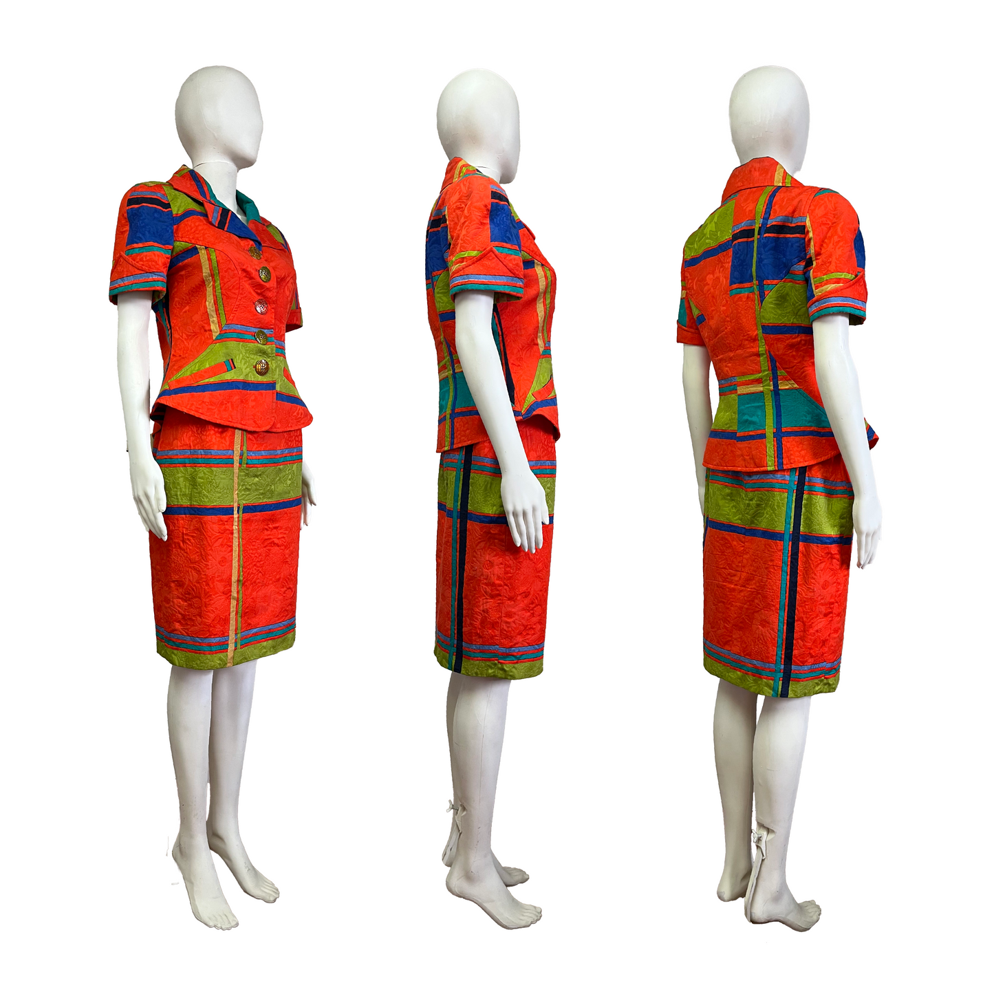 Christian Lacroix SS 1997 Jacket Skirt Set