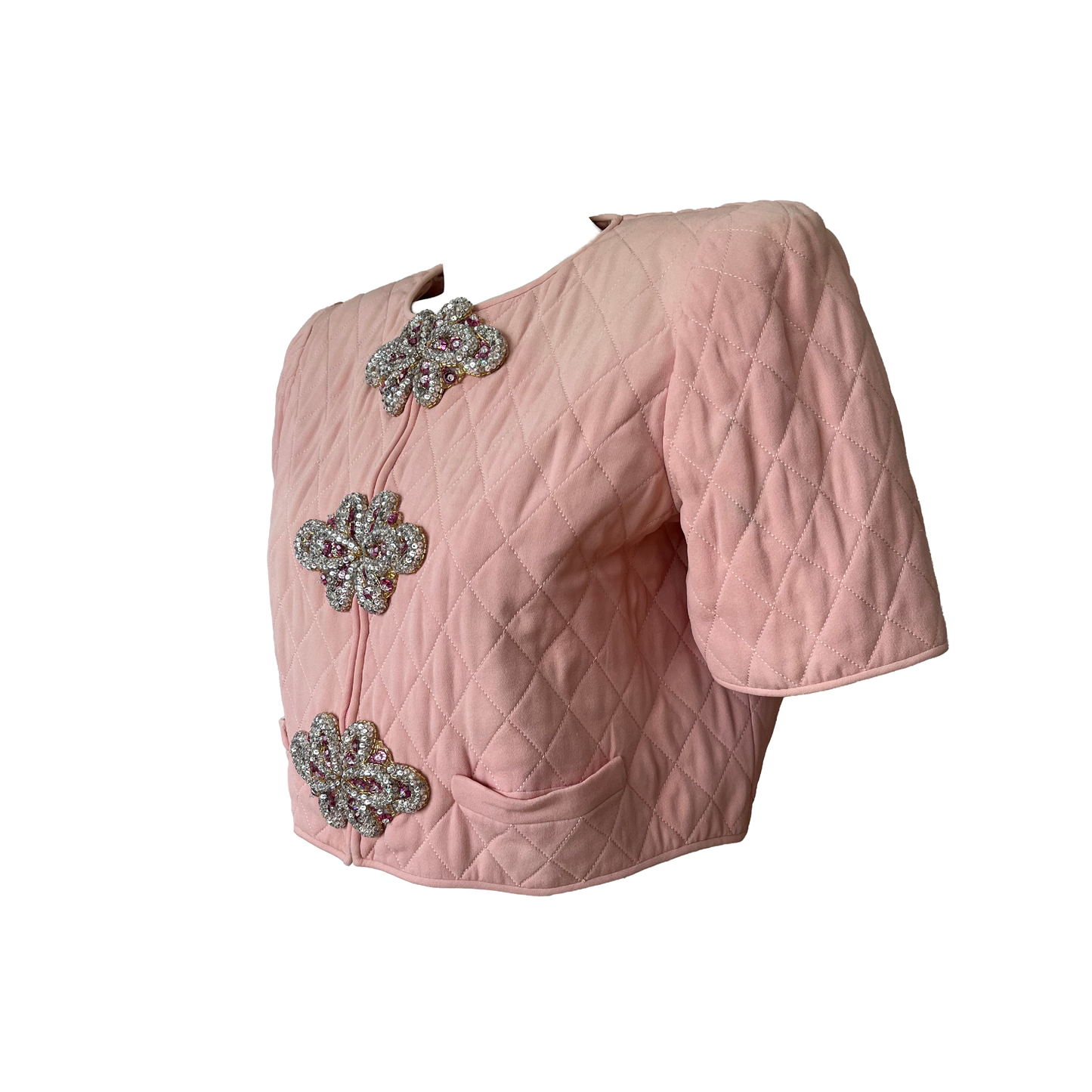 Valentino Couture Quilted Silk Jacket